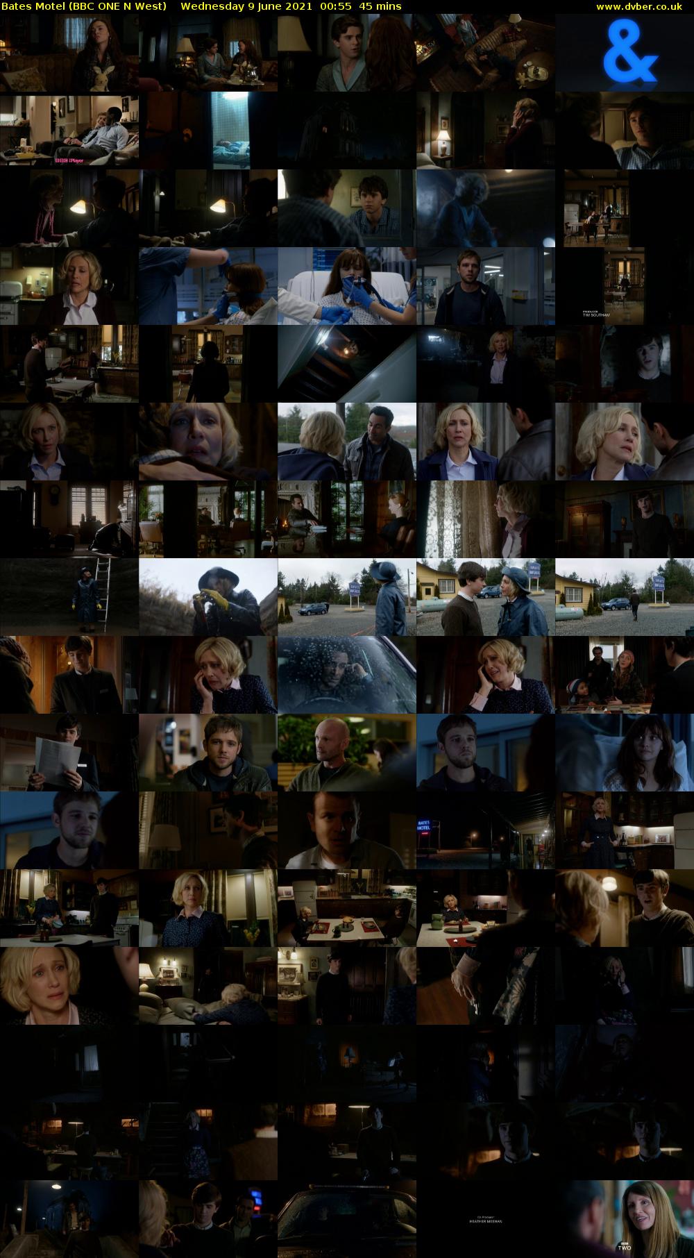 Bates Motel (BBC ONE N West) Wednesday 9 June 2021 00:55 - 01:40