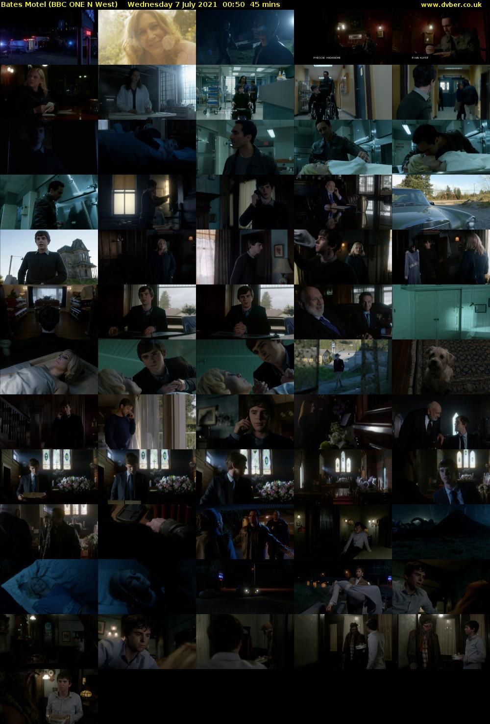 Bates Motel (BBC ONE N West) Wednesday 7 July 2021 00:50 - 01:35
