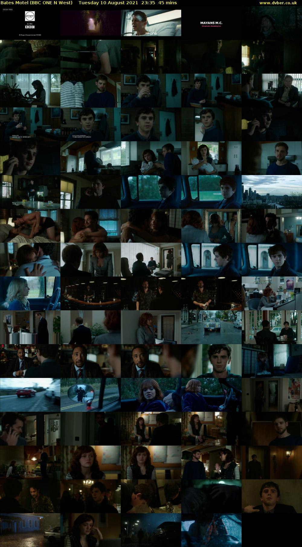 Bates Motel (BBC ONE N West) Tuesday 10 August 2021 23:35 - 00:20