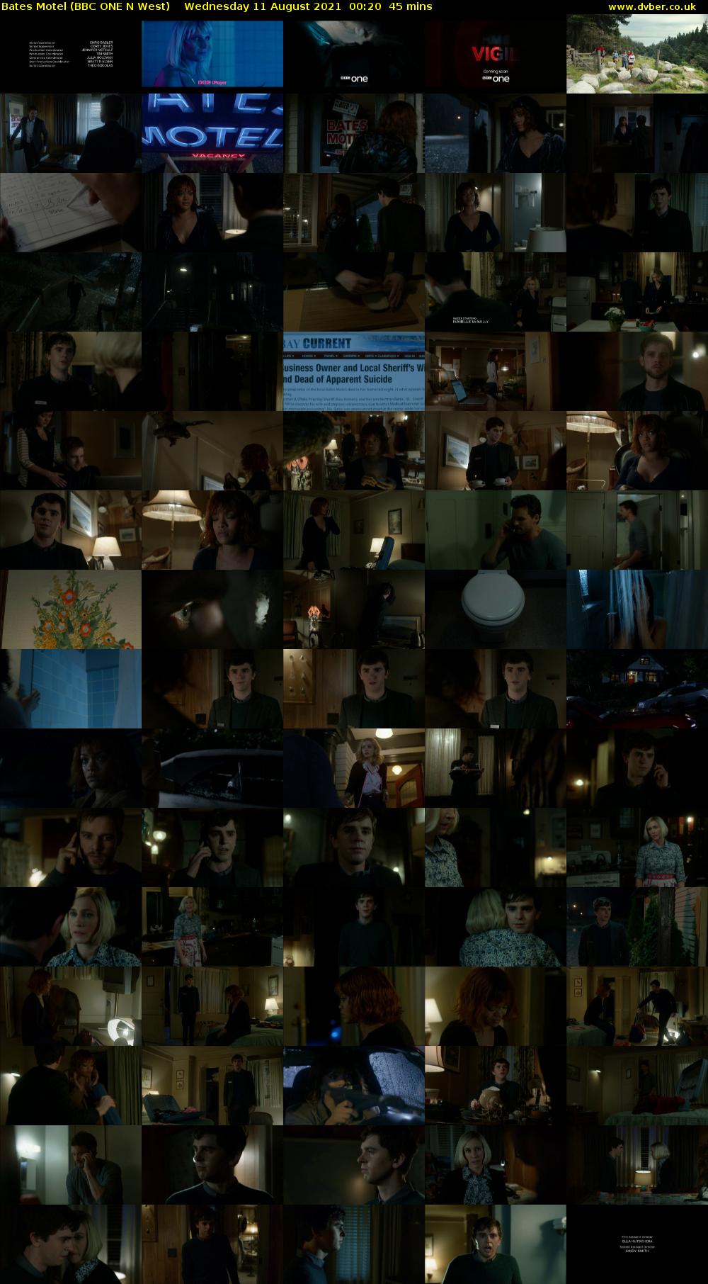 Bates Motel (BBC ONE N West) Wednesday 11 August 2021 00:20 - 01:05