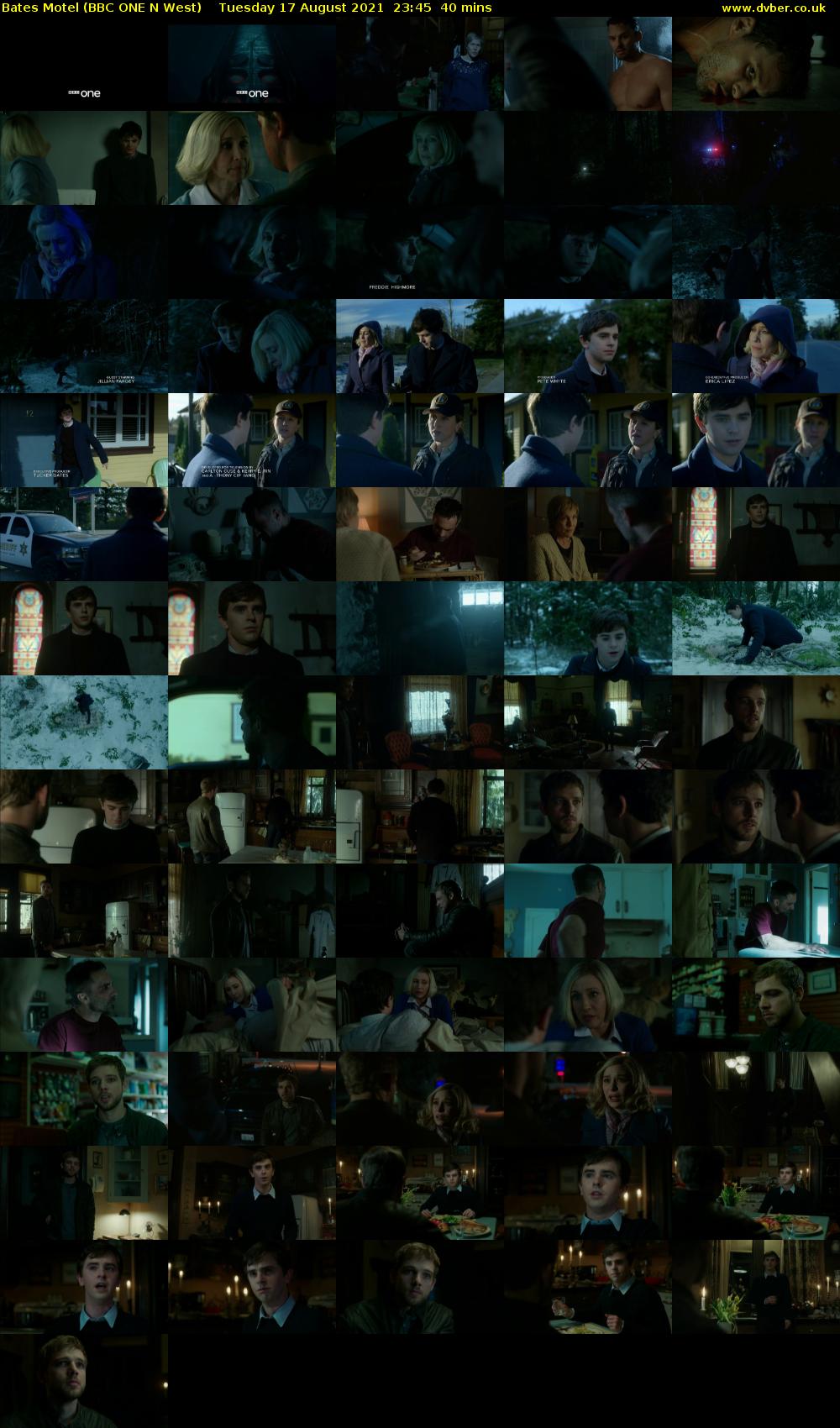 Bates Motel (BBC ONE N West) Tuesday 17 August 2021 23:45 - 00:25