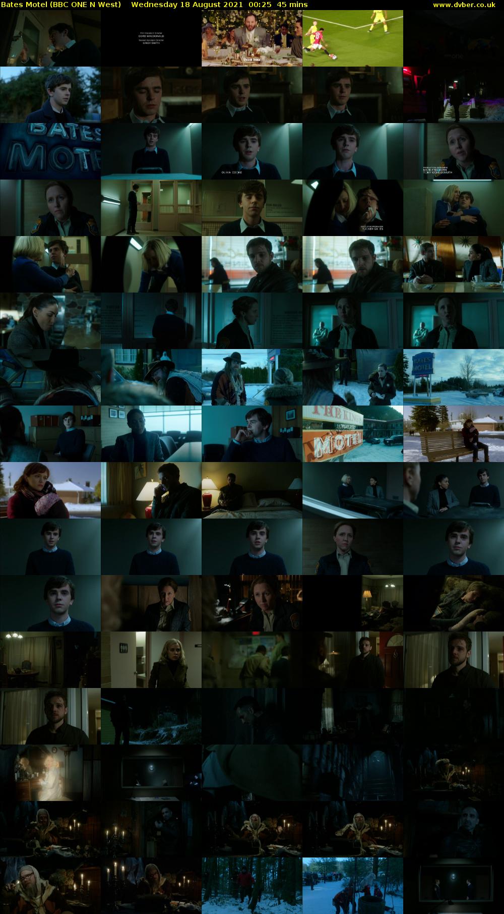 Bates Motel (BBC ONE N West) Wednesday 18 August 2021 00:25 - 01:10