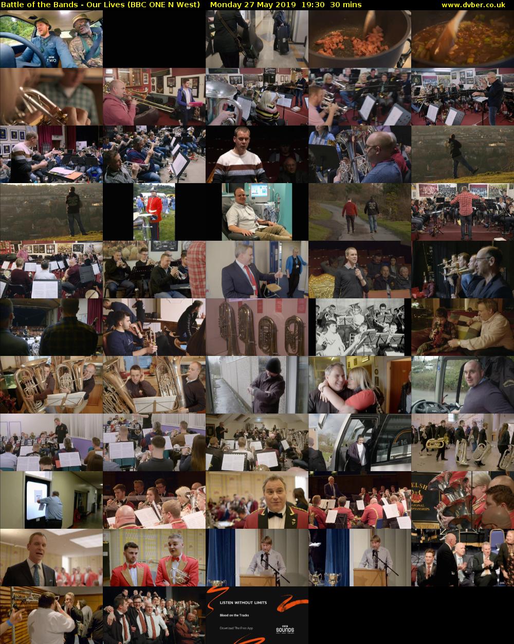 Battle of the Bands - Our Lives (BBC ONE N West) Monday 27 May 2019 19:30 - 20:00