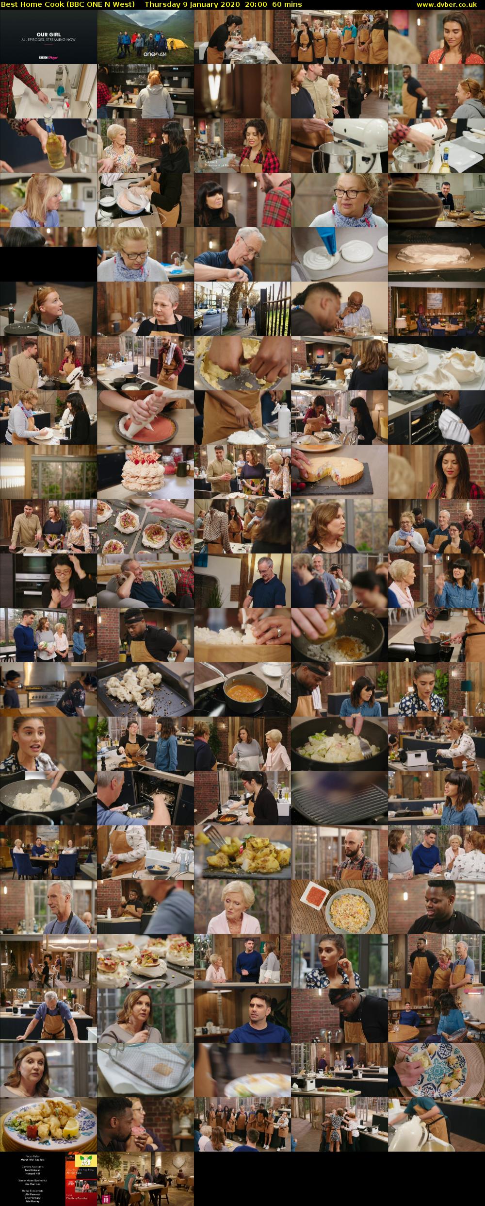 Best Home Cook (BBC ONE N West) Thursday 9 January 2020 20:00 - 21:00