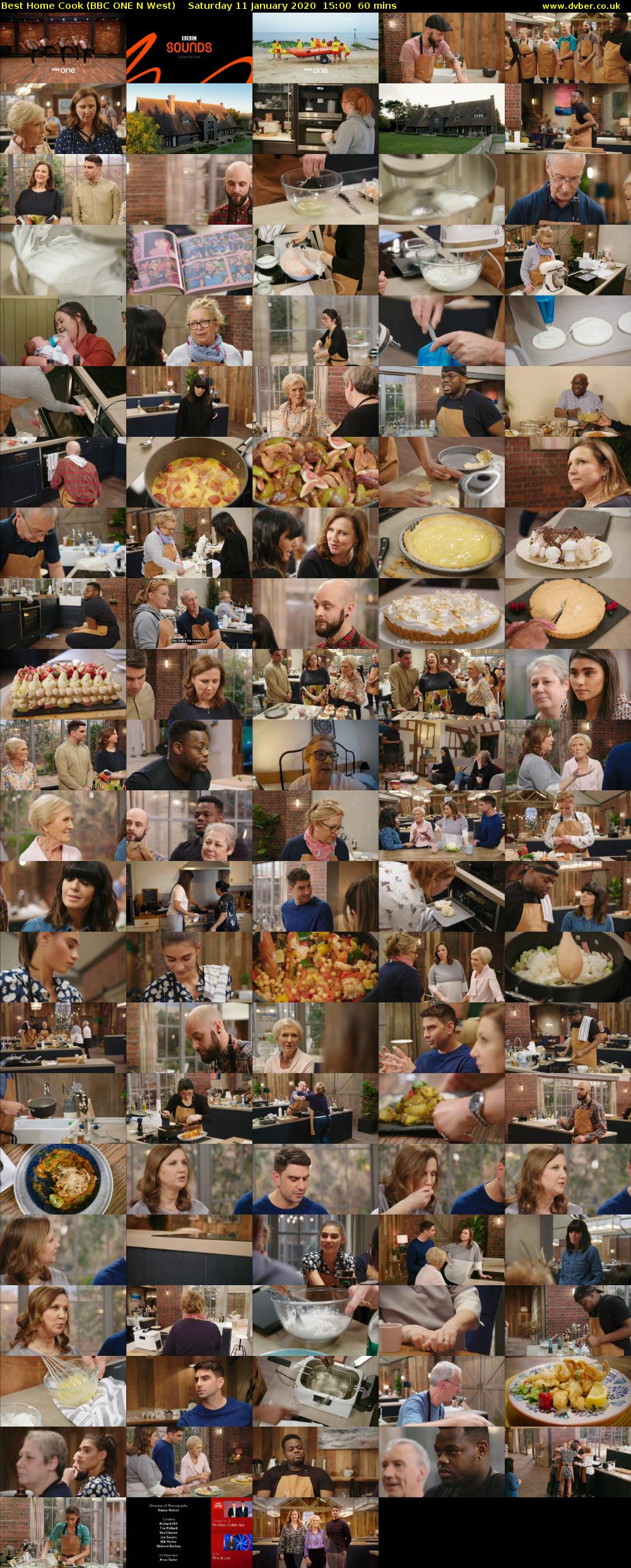 Best Home Cook (BBC ONE N West) Saturday 11 January 2020 15:00 - 16:00