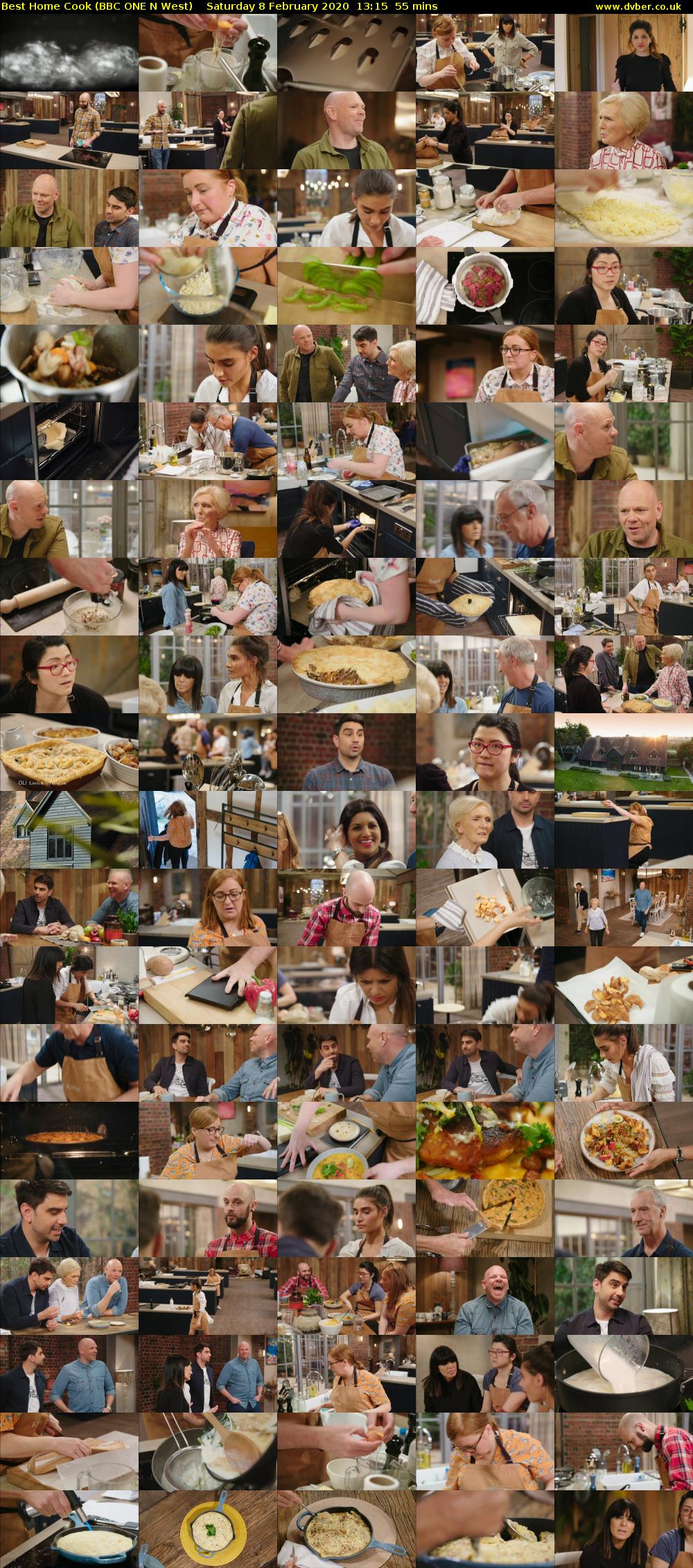 Best Home Cook (BBC ONE N West) Saturday 8 February 2020 13:15 - 14:10