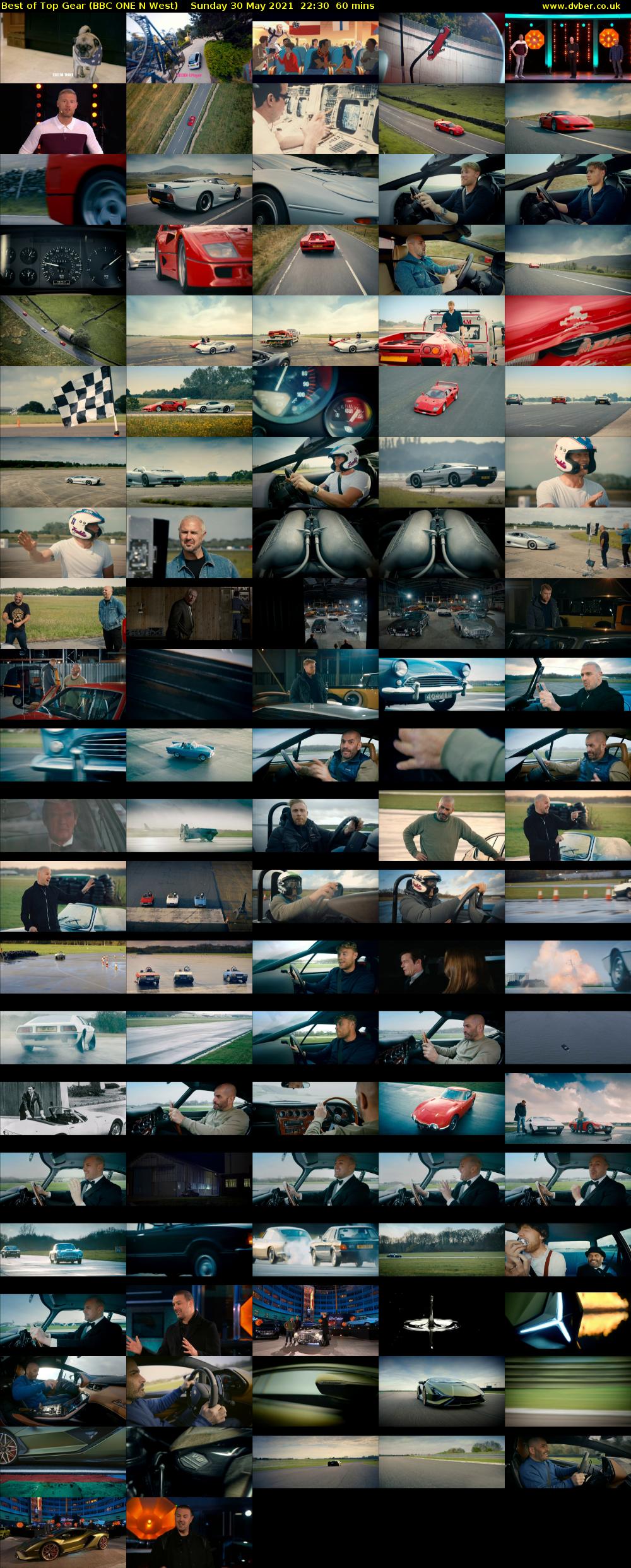 Best of Top Gear (BBC ONE N West) Sunday 30 May 2021 22:30 - 23:30