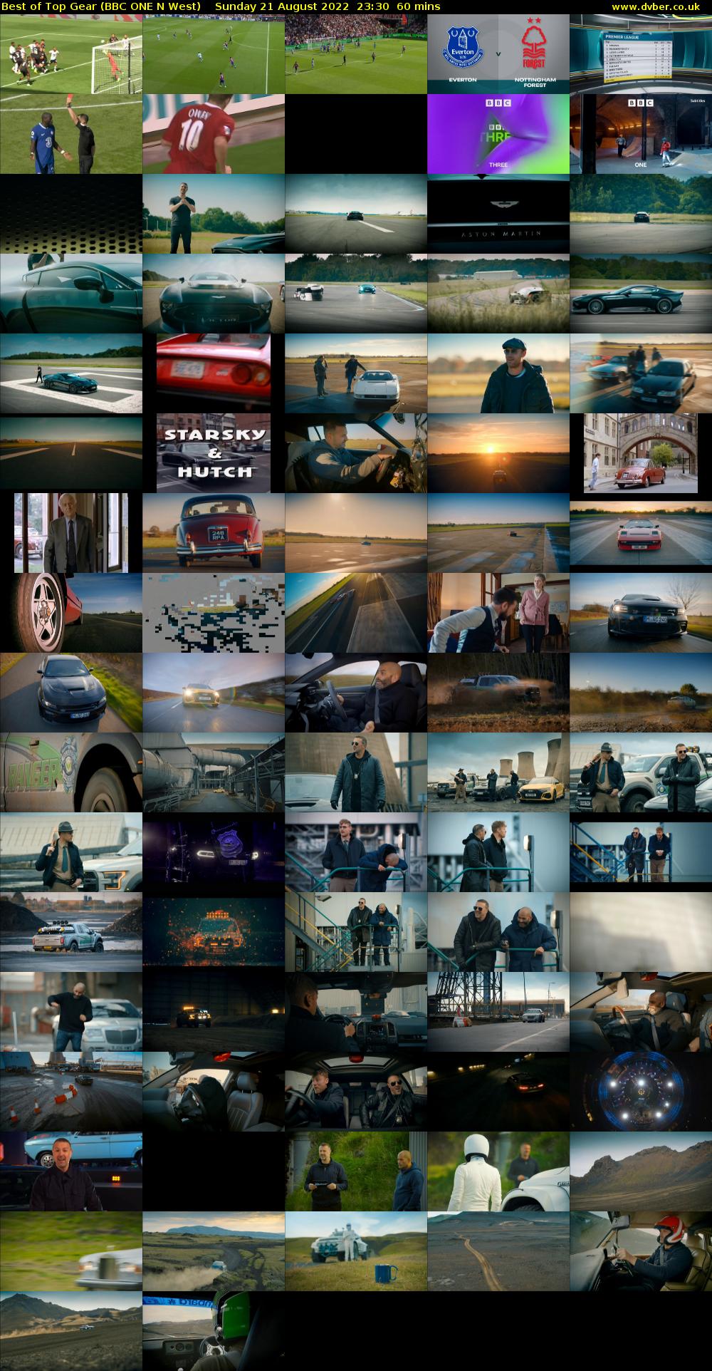 Best of Top Gear (BBC ONE N West) Sunday 21 August 2022 23:30 - 00:30