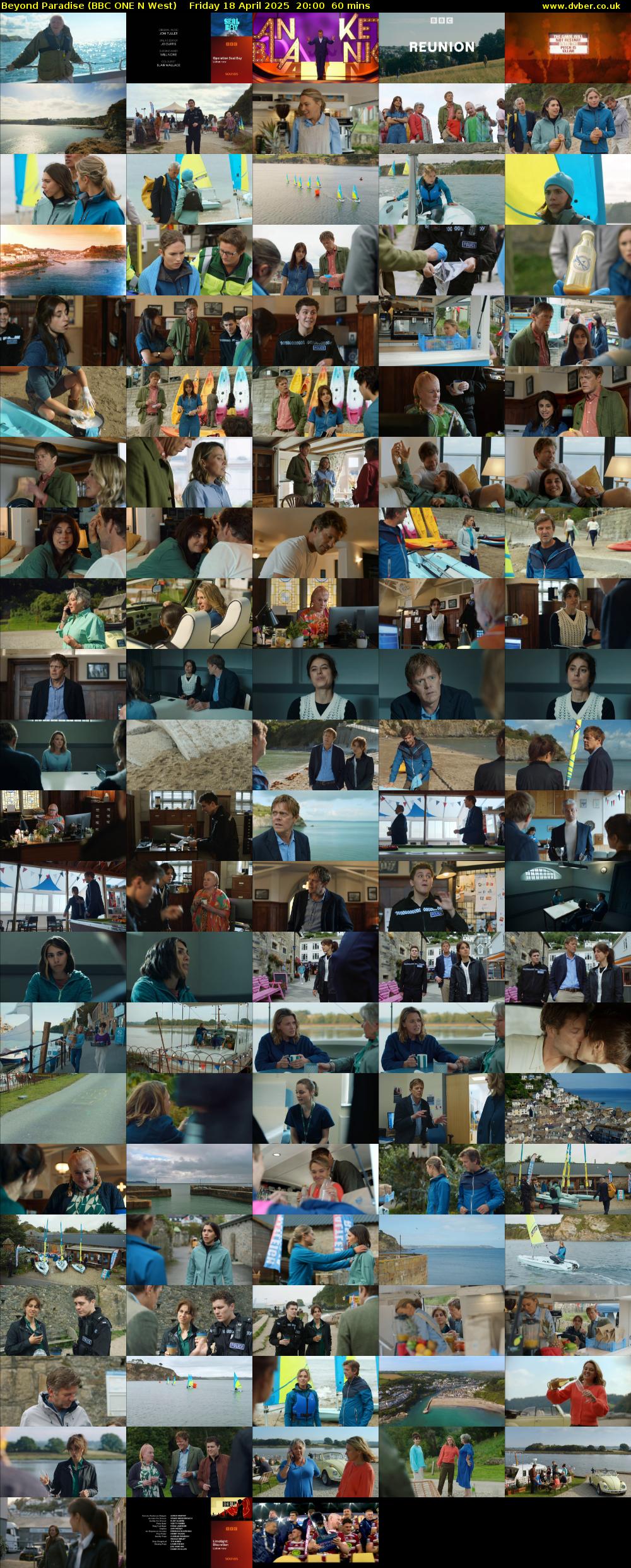 Beyond Paradise (BBC ONE N West) Friday 18 April 2025 20:00 - 21:00