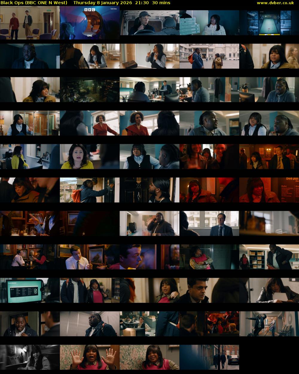 Black Ops (BBC ONE N West) Thursday 8 January 2026 21:30 - 22:00