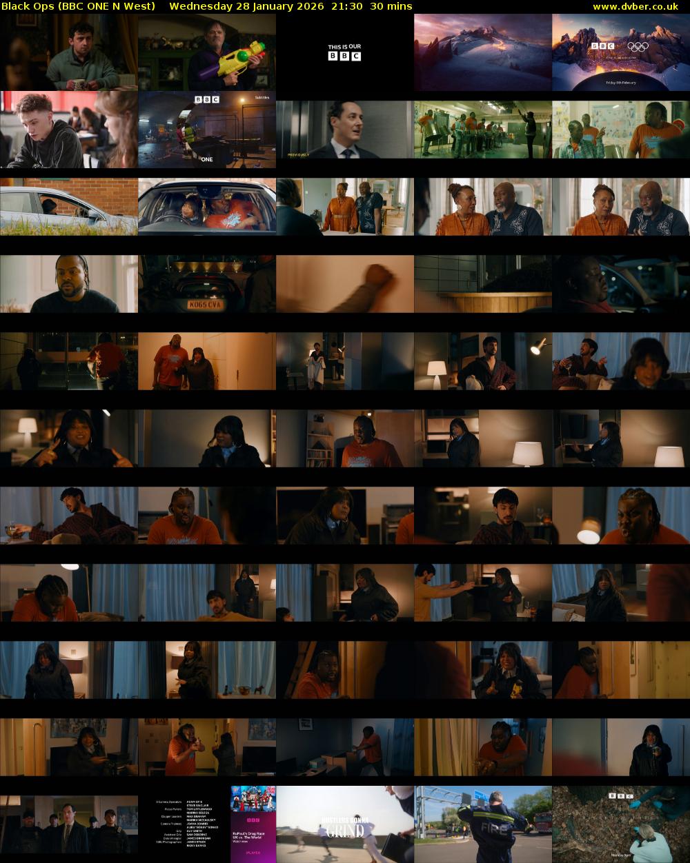 Black Ops (BBC ONE N West) Wednesday 28 January 2026 21:30 - 22:00