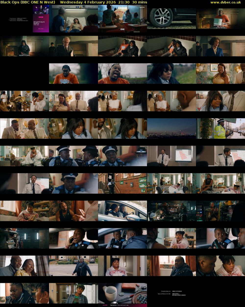 Black Ops (BBC ONE N West) Wednesday 4 February 2026 21:30 - 22:00