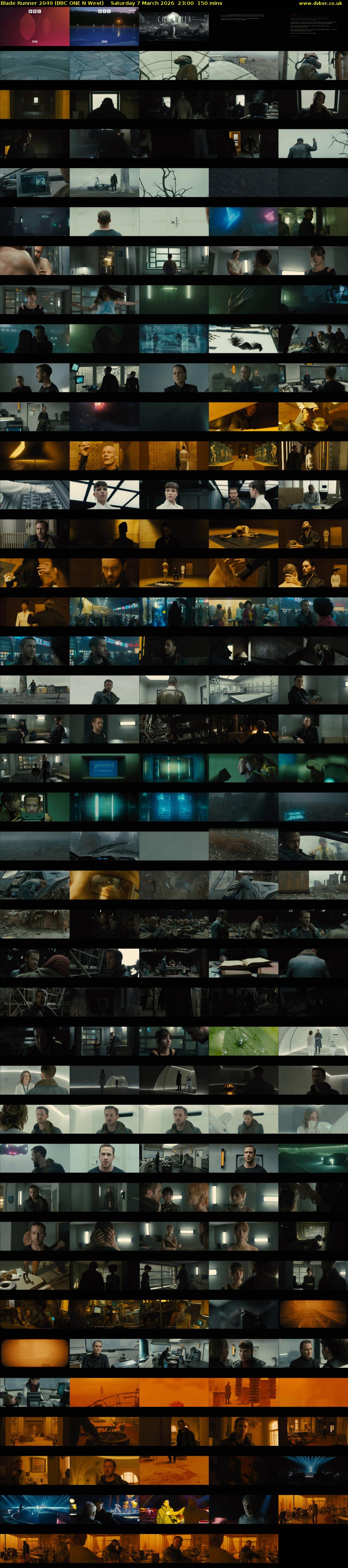 Blade Runner 2049 (BBC ONE N West) Saturday 7 March 2026 23:00 - 01:30