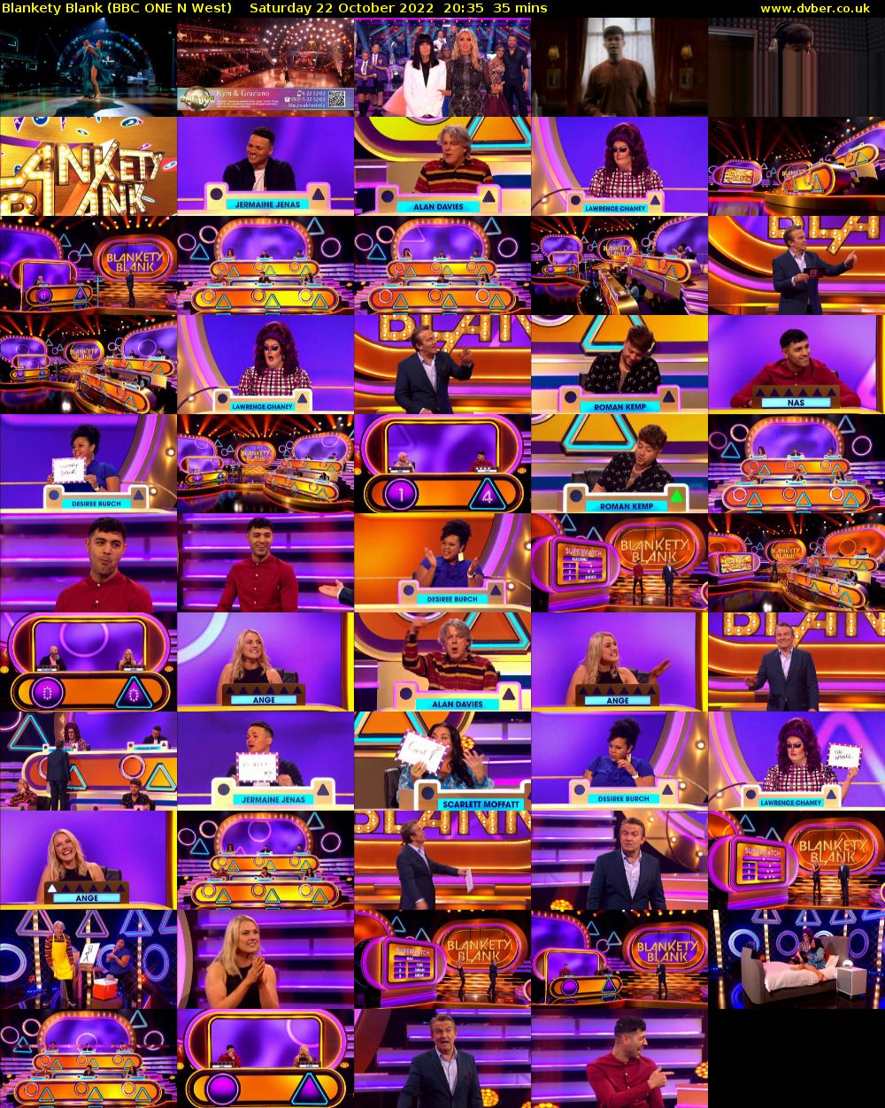 Blankety Blank (BBC ONE N West) Saturday 22 October 2022 20:35 - 21:10