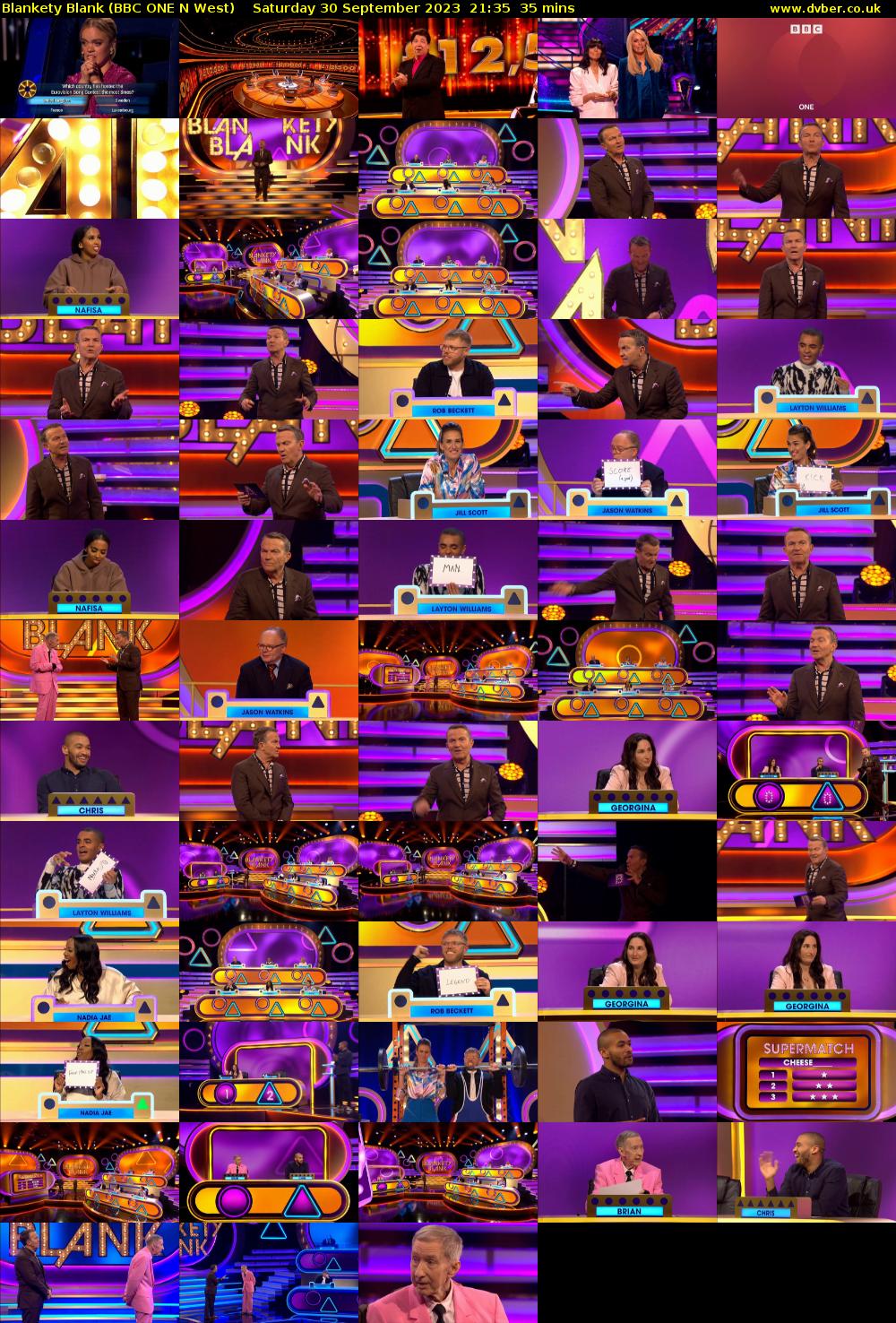 Blankety Blank (BBC ONE N West) Saturday 30 September 2023 21:35 - 22:10
