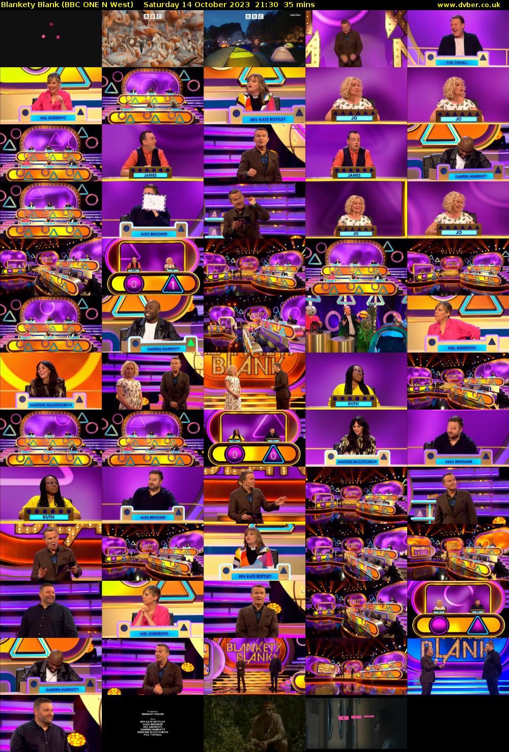 Blankety Blank (BBC ONE N West) Saturday 14 October 2023 21:30 - 22:05