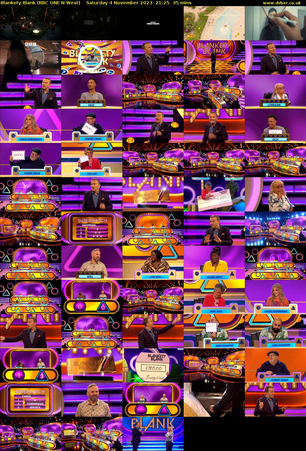 Blankety Blank (BBC ONE N West) Saturday 4 November 2023 21:25 - 22:00