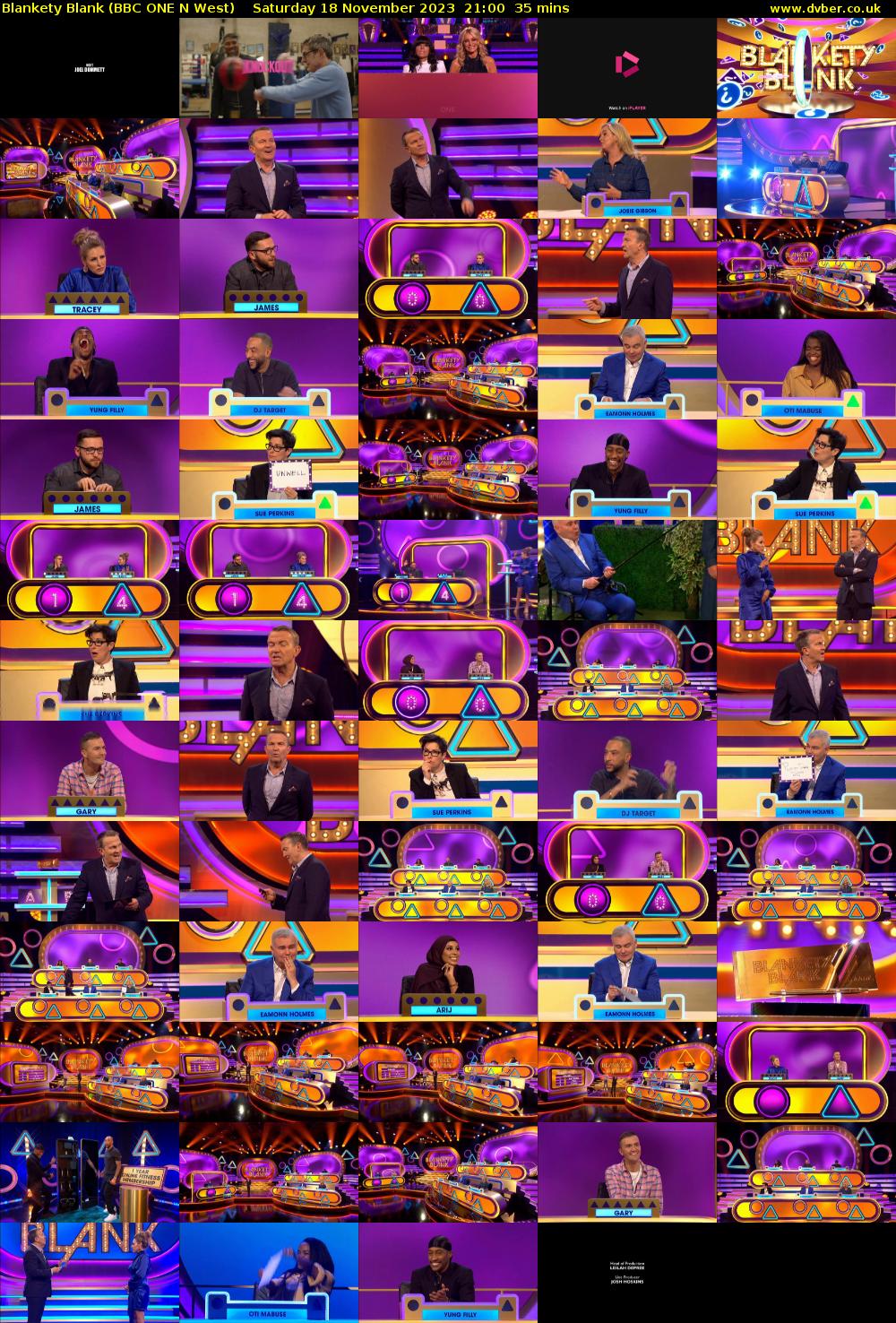 Blankety Blank (BBC ONE N West) Saturday 18 November 2023 21:00 - 21:35