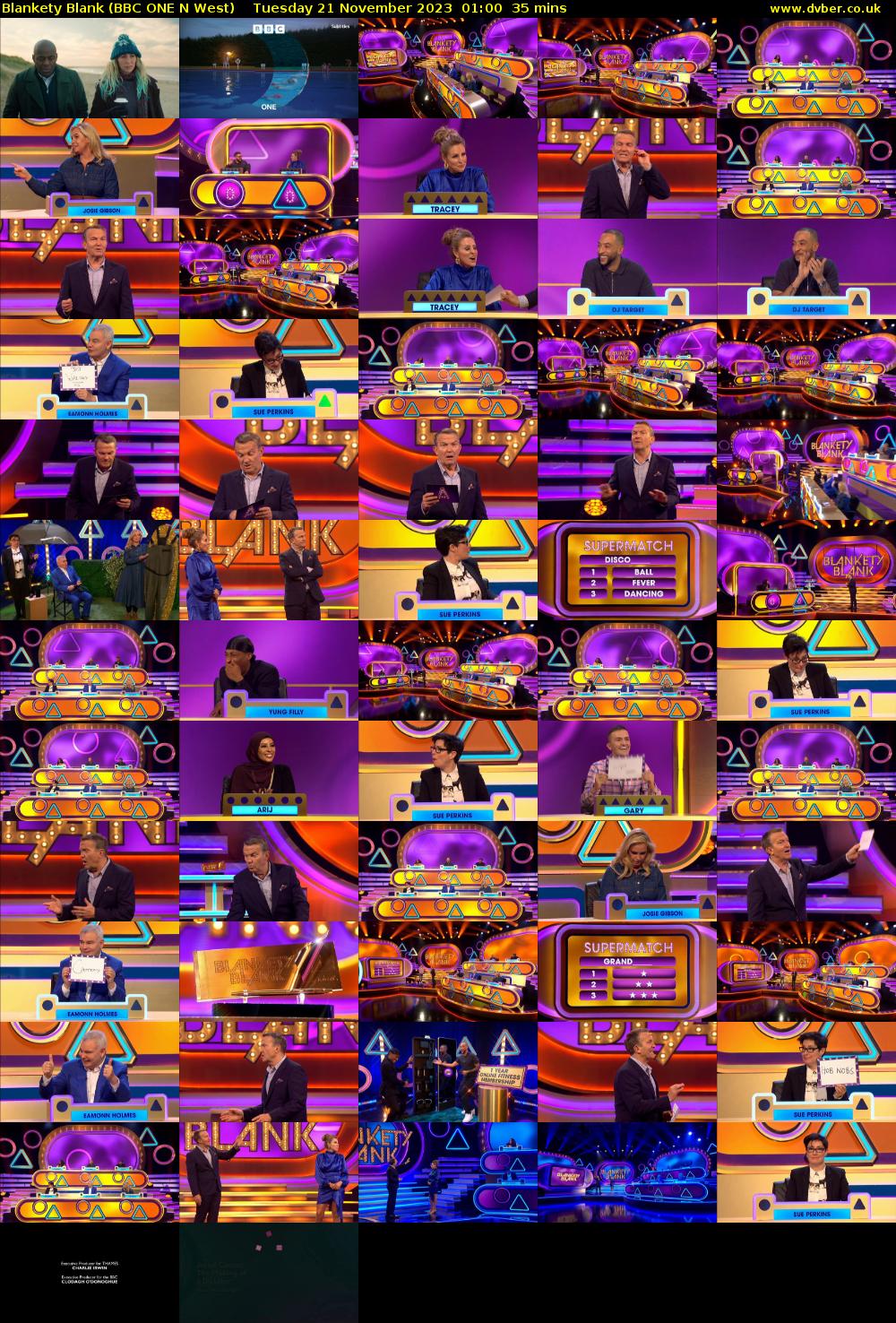 Blankety Blank (BBC ONE N West) Tuesday 21 November 2023 01:00 - 01:35