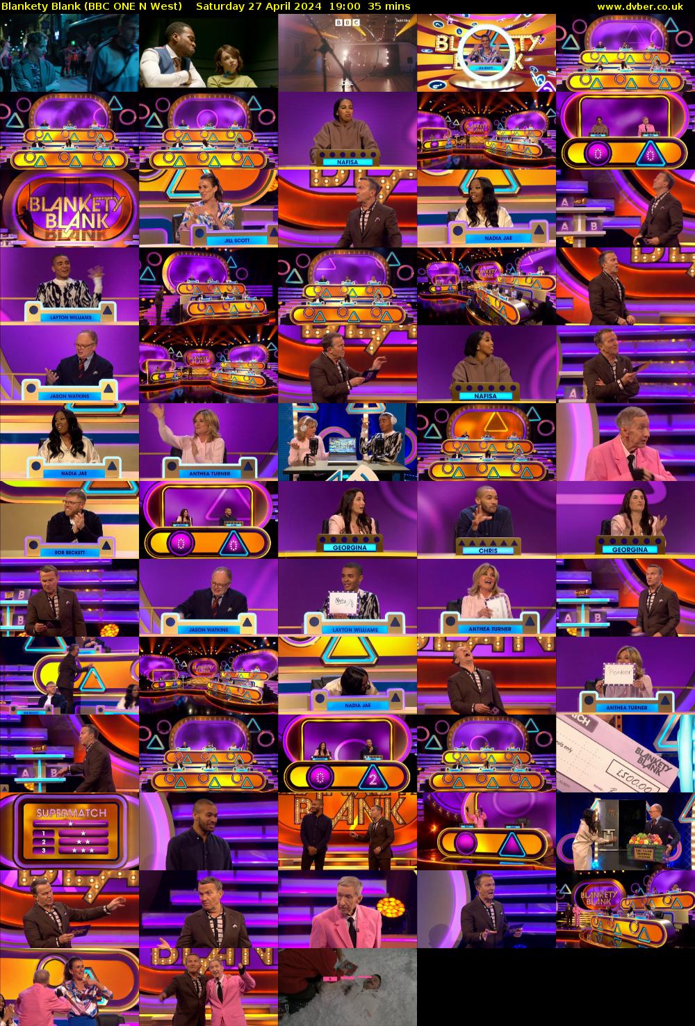 Blankety Blank (BBC ONE N West) Saturday 27 April 2024 19:00 - 19:35