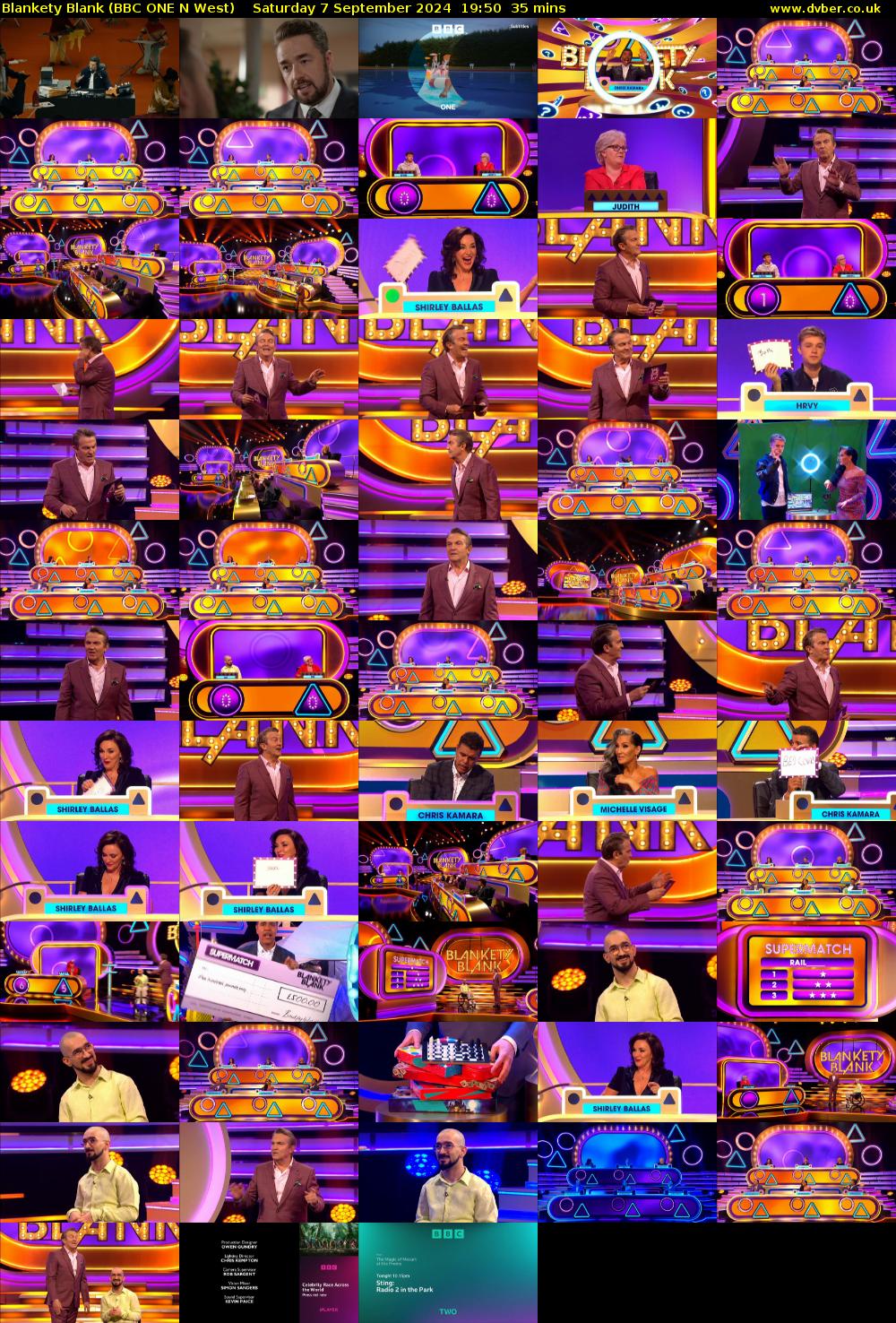 Blankety Blank (BBC ONE N West) Saturday 7 September 2024 19:50 - 20:25