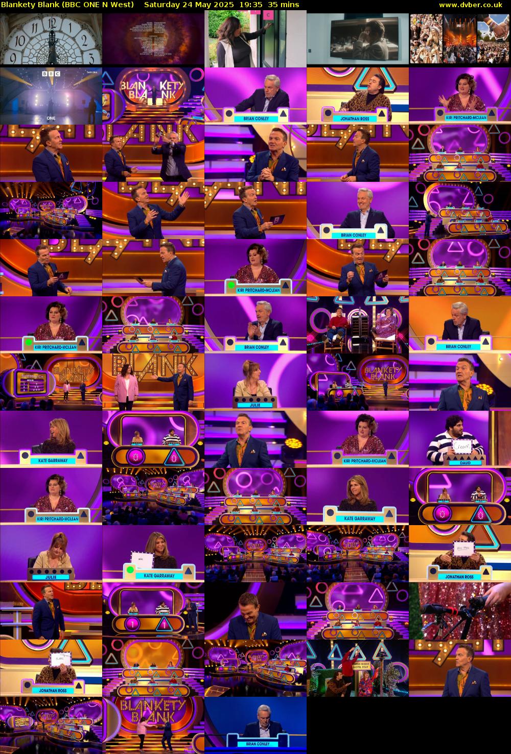 Blankety Blank (BBC ONE N West) Saturday 24 May 2025 19:35 - 20:10