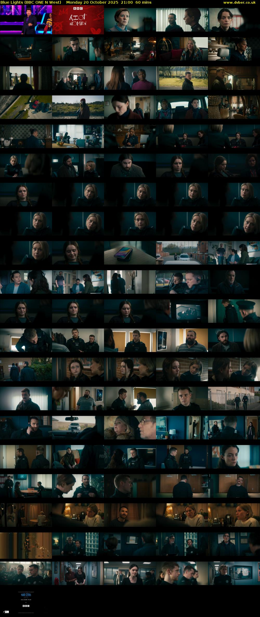 Blue Lights (BBC ONE N West) Monday 20 October 2025 21:00 - 22:00