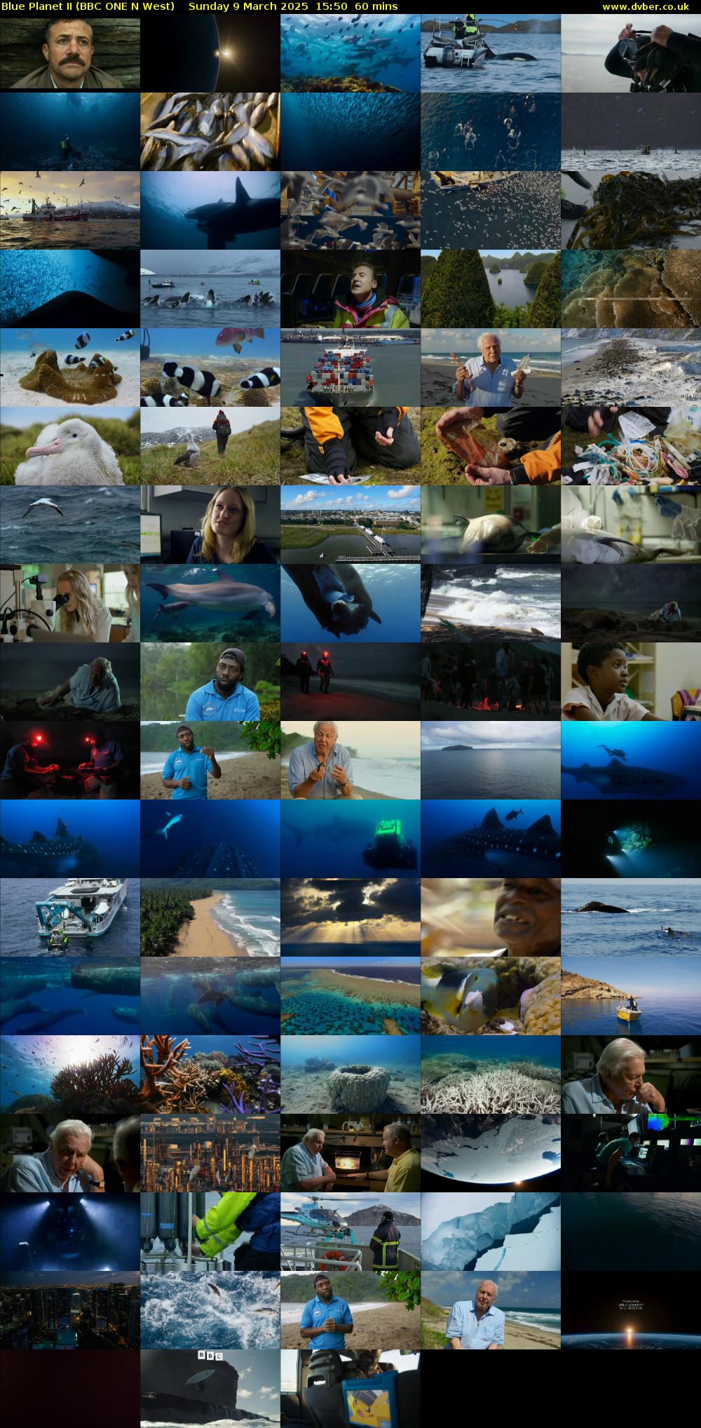 Blue Planet II (BBC ONE N West) Sunday 9 March 2025 15:50 - 16:50