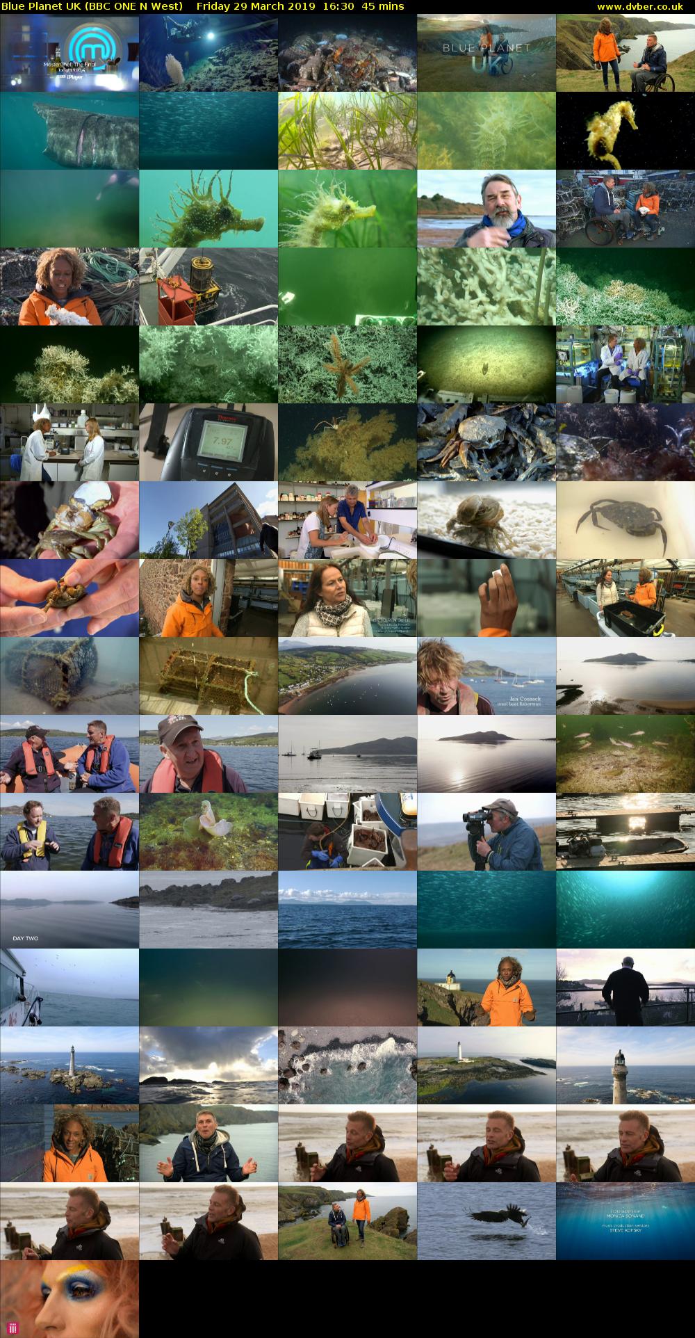 Blue Planet UK (BBC ONE N West) Friday 29 March 2019 16:30 - 17:15