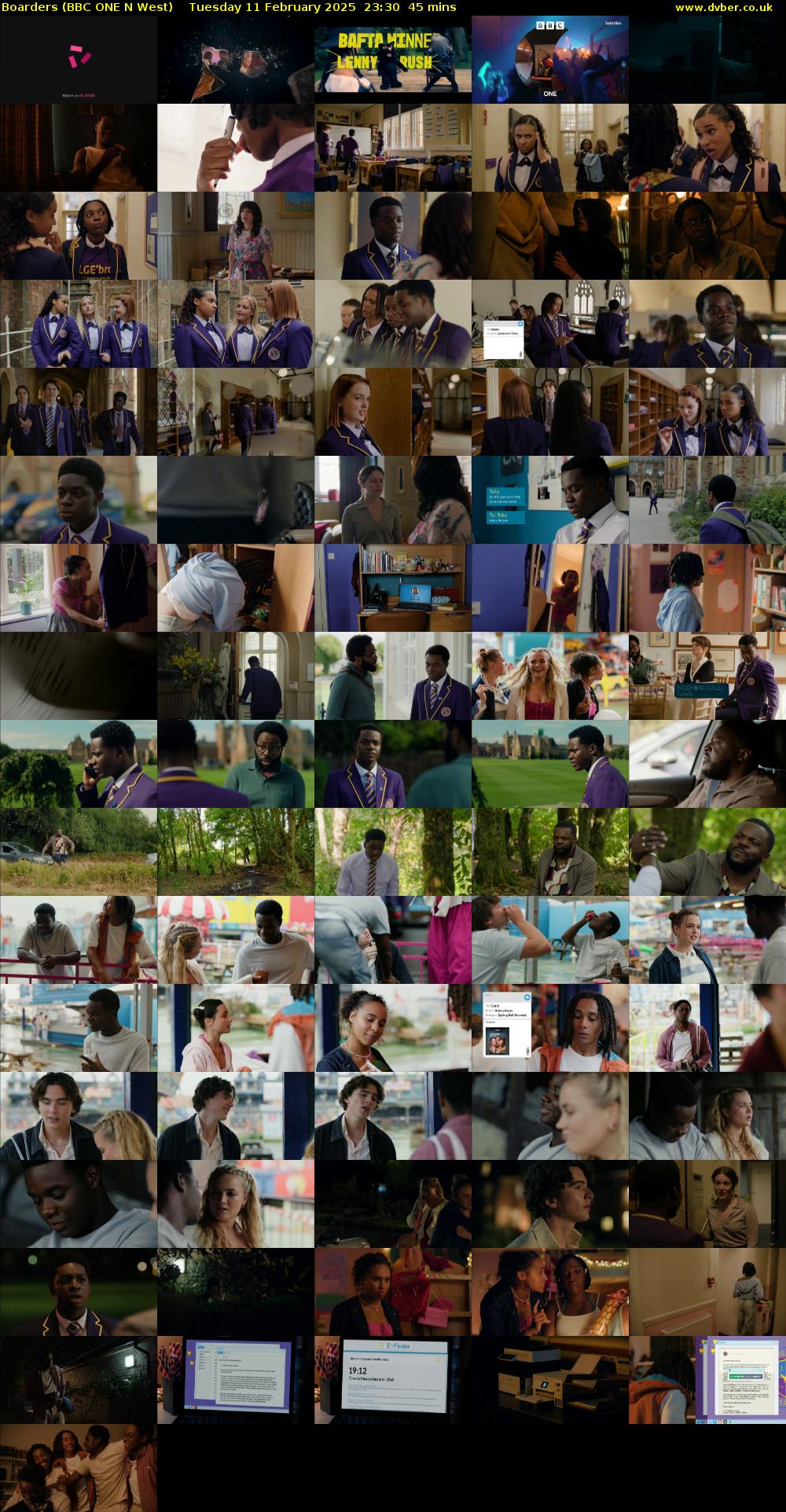 Boarders (BBC ONE N West) Tuesday 11 February 2025 23:30 - 00:15