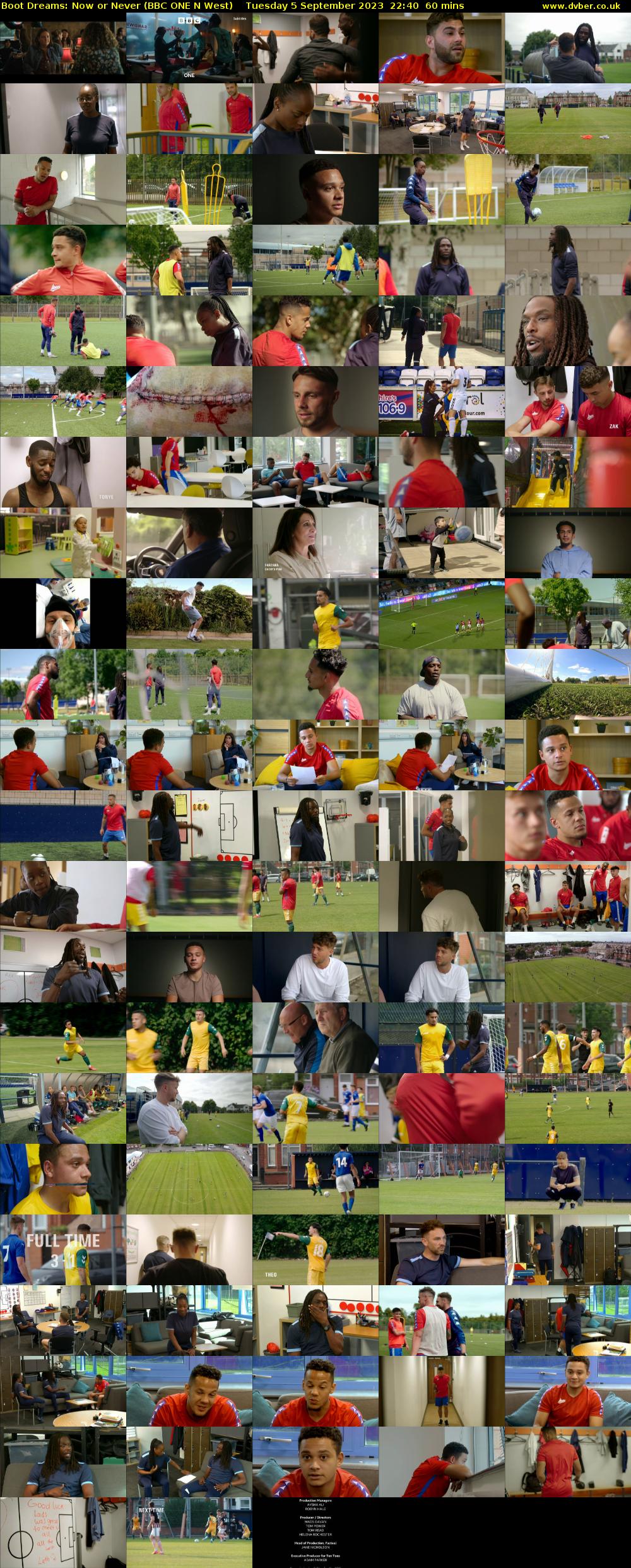 Boot Dreams: Now or Never (BBC ONE N West) Tuesday 5 September 2023 22:40 - 23:40