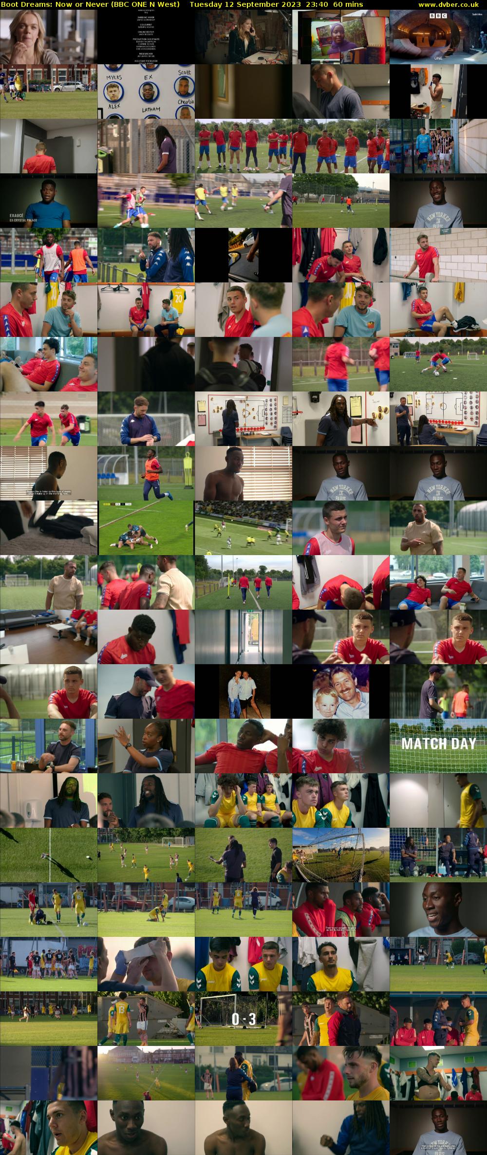 Boot Dreams: Now or Never (BBC ONE N West) Tuesday 12 September 2023 23:40 - 00:40