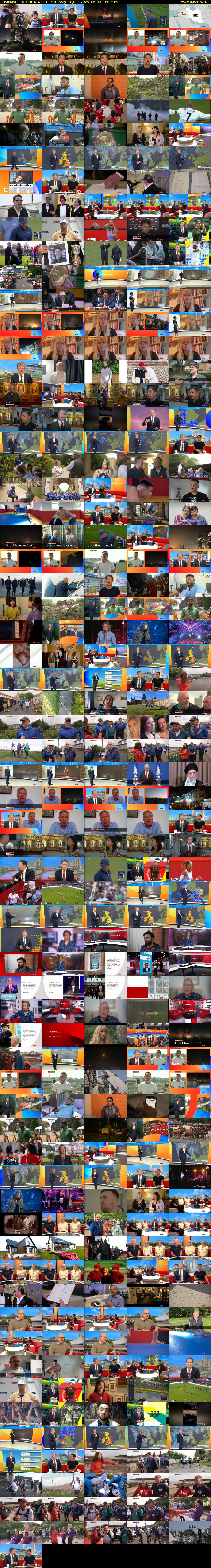 Breakfast (BBC ONE N West) Saturday 14 June 2025 06:00 - 09:00