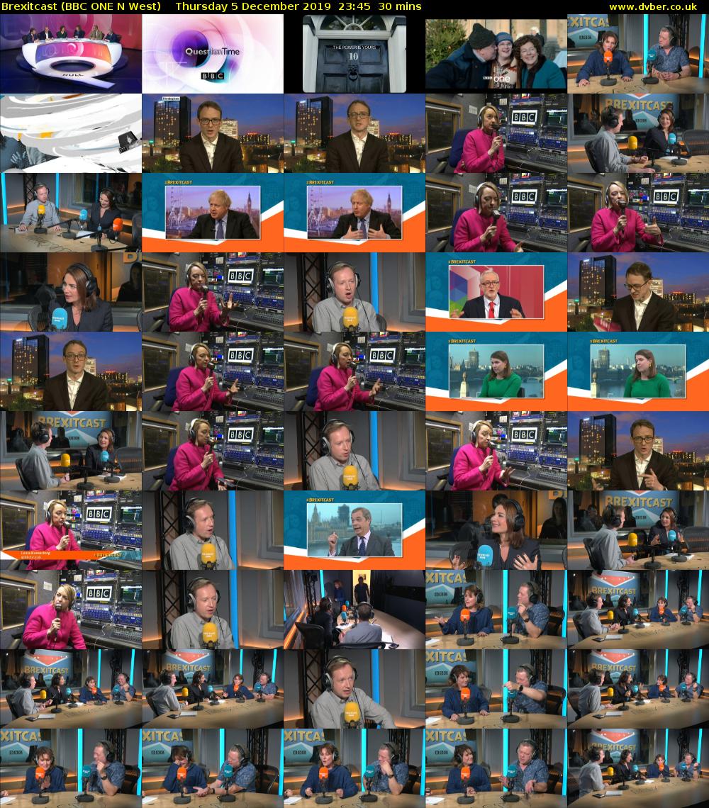 Brexitcast (BBC ONE N West) Thursday 5 December 2019 23:45 - 00:15
