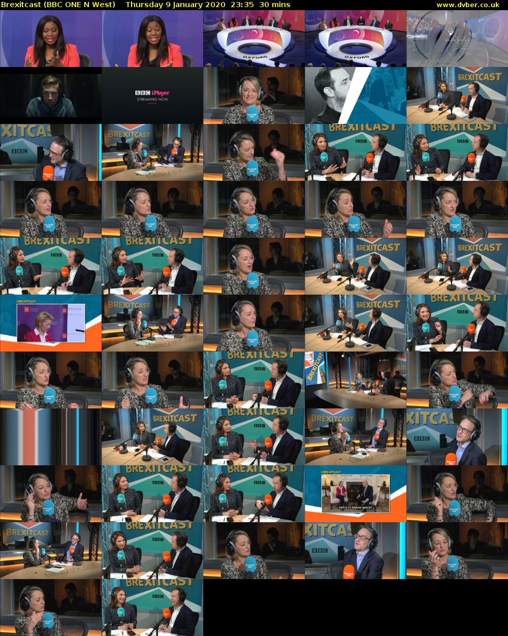 Brexitcast (BBC ONE N West) Thursday 9 January 2020 23:35 - 00:05