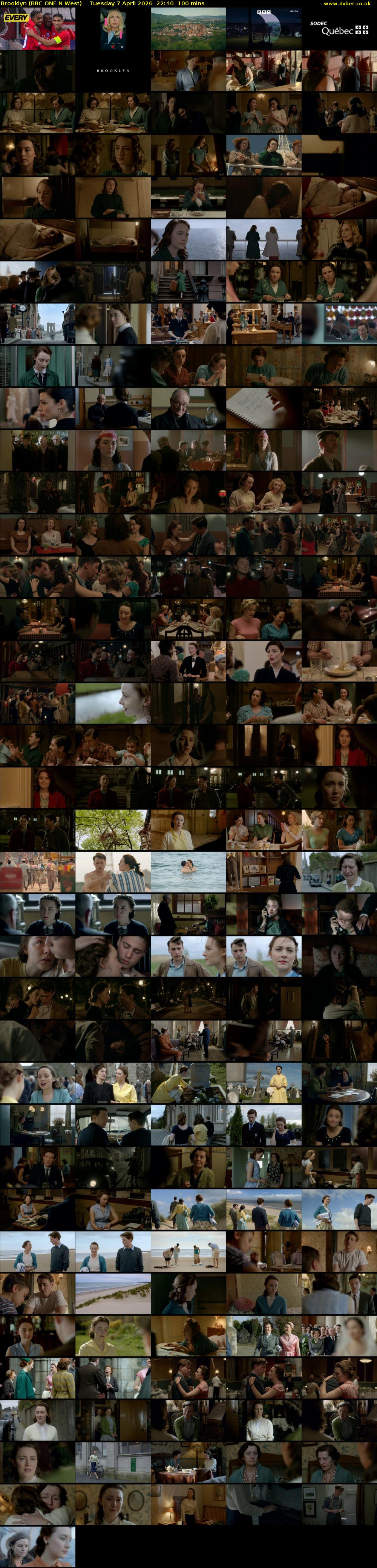 Brooklyn (BBC ONE N West) Tuesday 7 April 2026 22:40 - 00:20