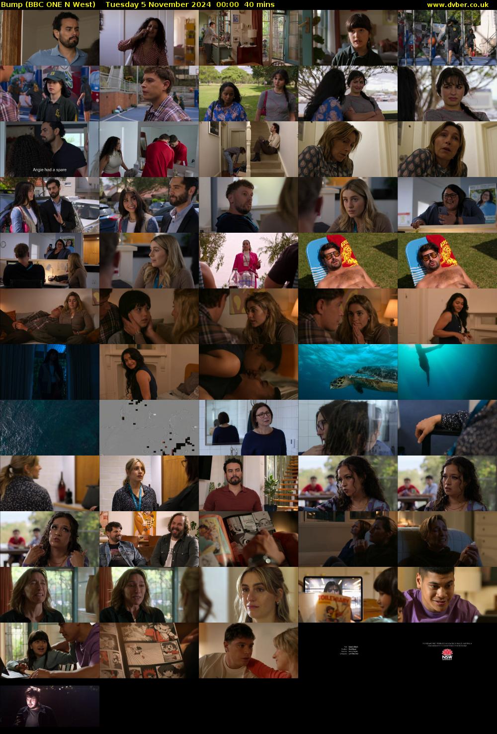 Bump (BBC ONE N West) Tuesday 5 November 2024 00:00 - 00:40