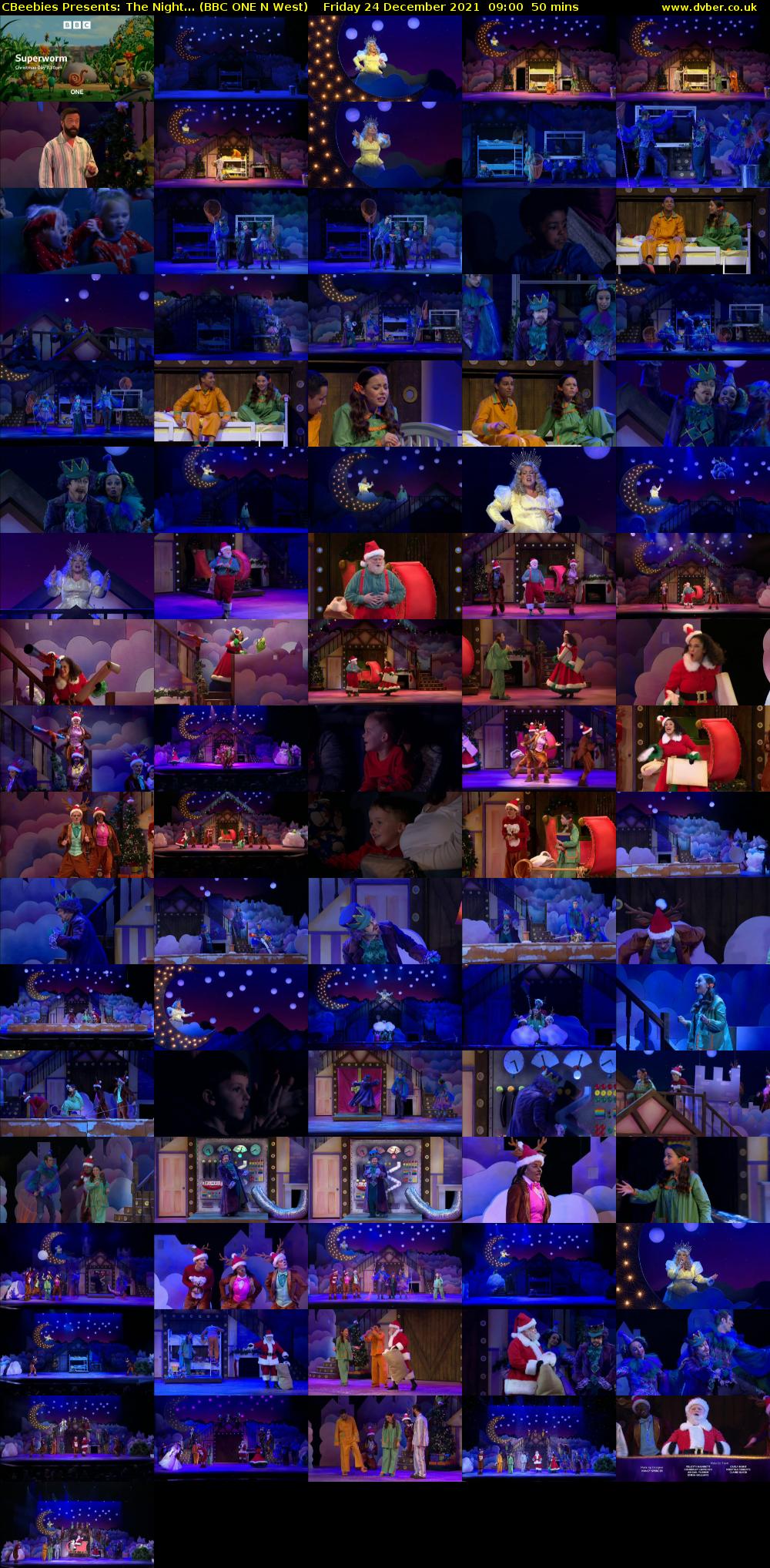 CBeebies Presents: The Night... (BBC ONE N West) Friday 24 December 2021 09:00 - 09:50