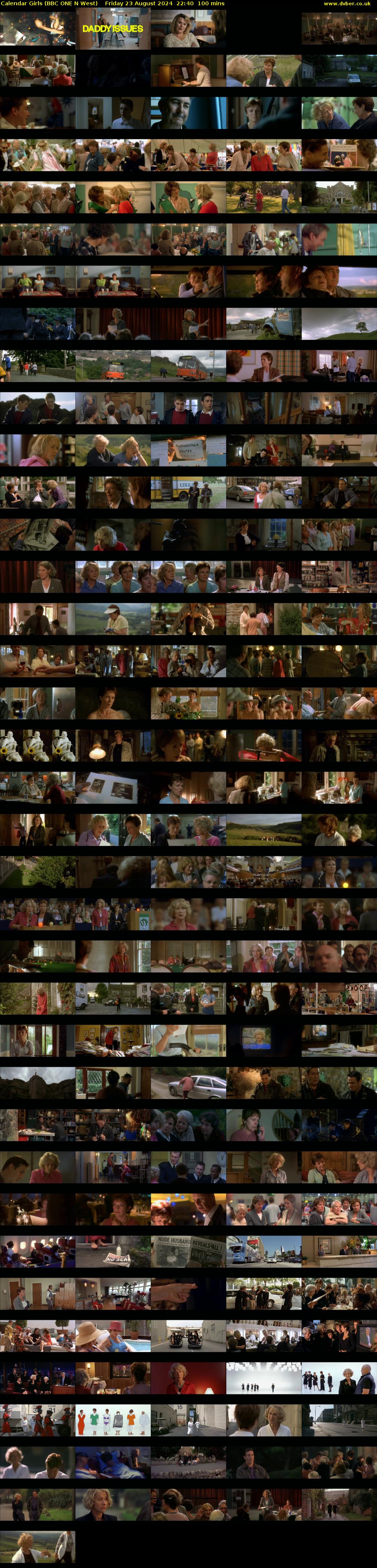 Calendar Girls (BBC ONE N West) Friday 23 August 2024 22:40 - 00:20