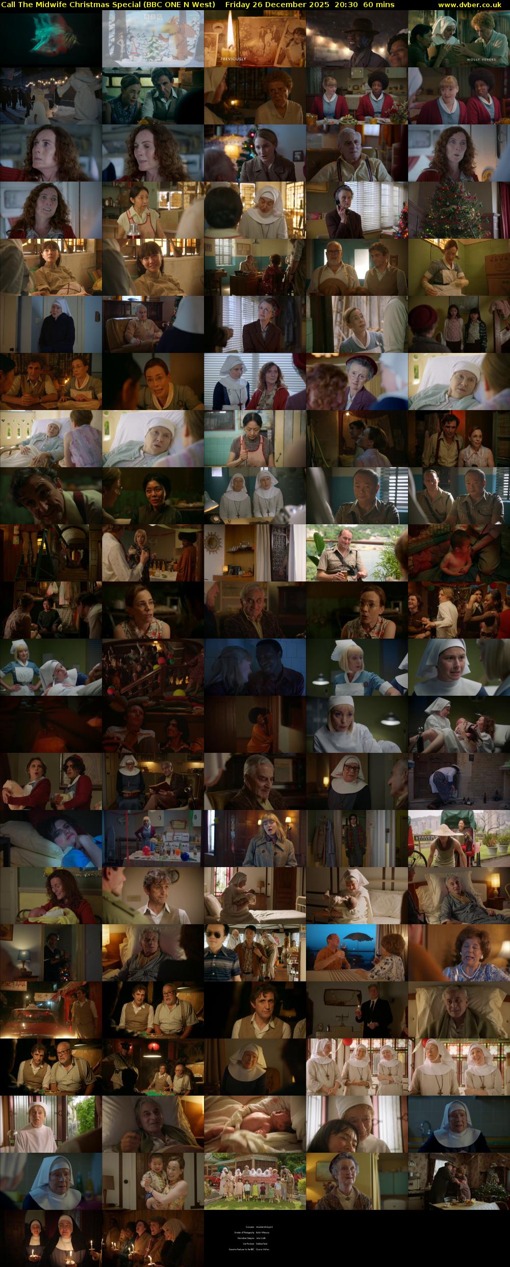 Call the Midwife Christmas Special (BBC ONE N West) Friday 26 December 2025 20:30 - 21:30