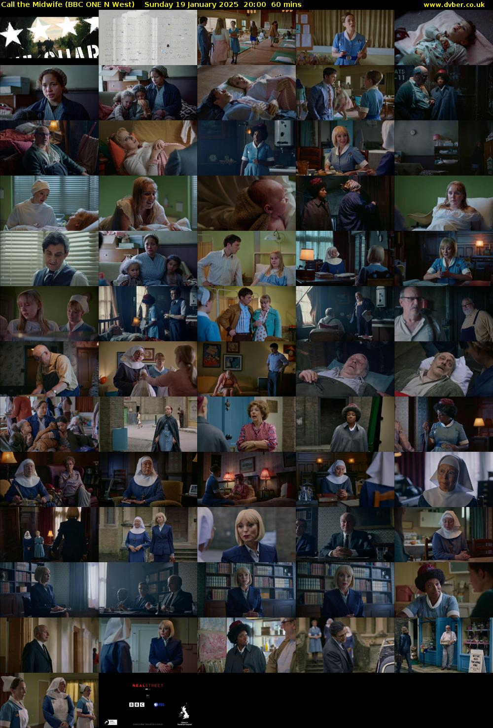 Call the Midwife (BBC ONE N West) Sunday 19 January 2025 20:00 - 21:00