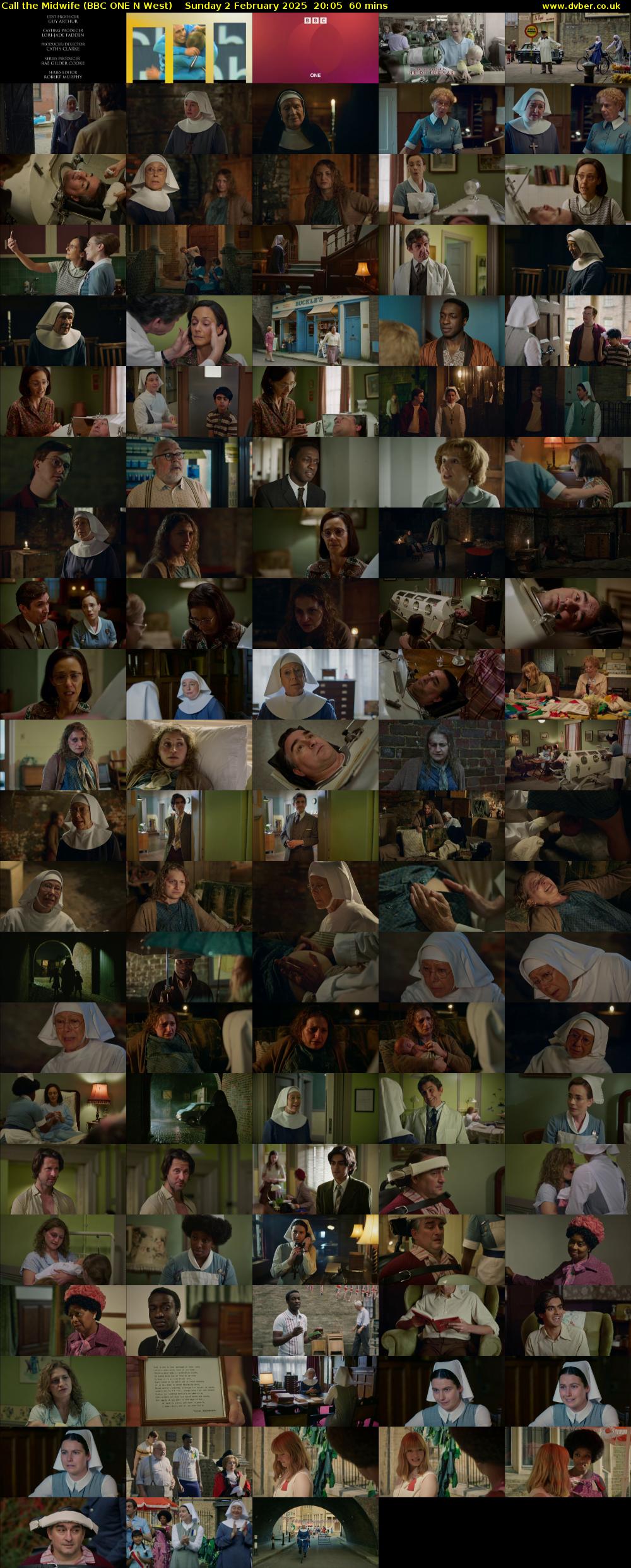 Call the Midwife (BBC ONE N West) Sunday 2 February 2025 20:05 - 21:05