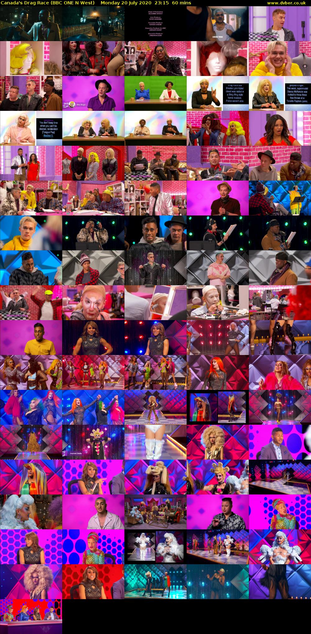 Canada's Drag Race (BBC ONE N West) Monday 20 July 2020 23:15 - 00:15