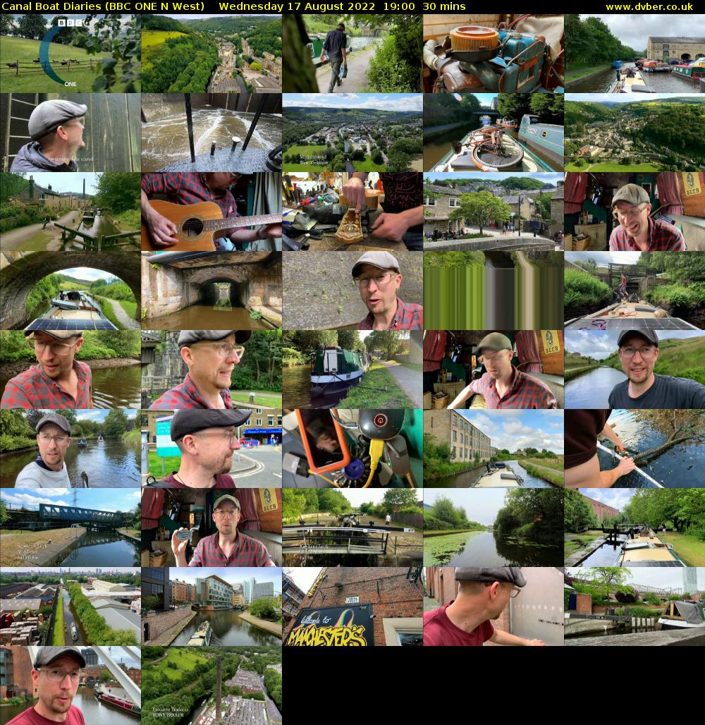 Canal Boat Diaries (BBC ONE N West) Wednesday 17 August 2022 19:00 - 19:30