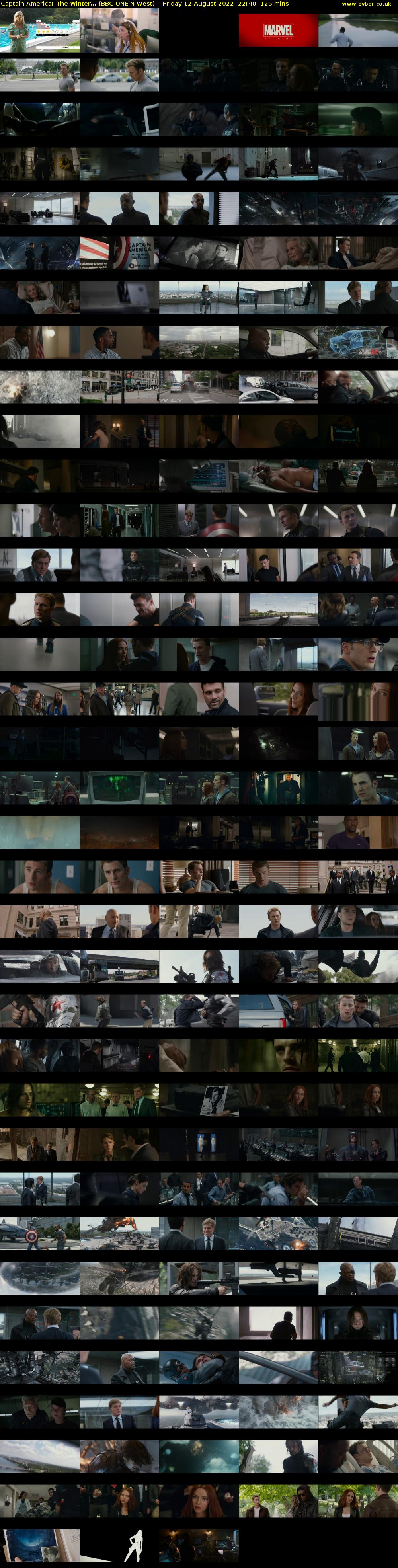 Captain America: The Winter... (BBC ONE N West) Friday 12 August 2022 22:40 - 00:45