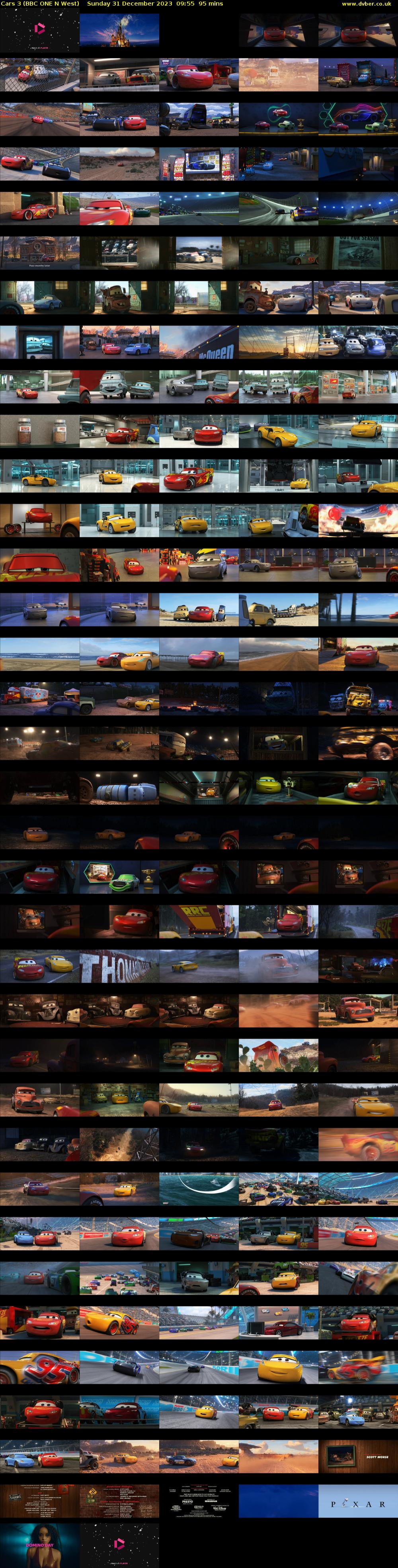 Cars 3 (BBC ONE N West) Sunday 31 December 2023 09:55 - 11:30