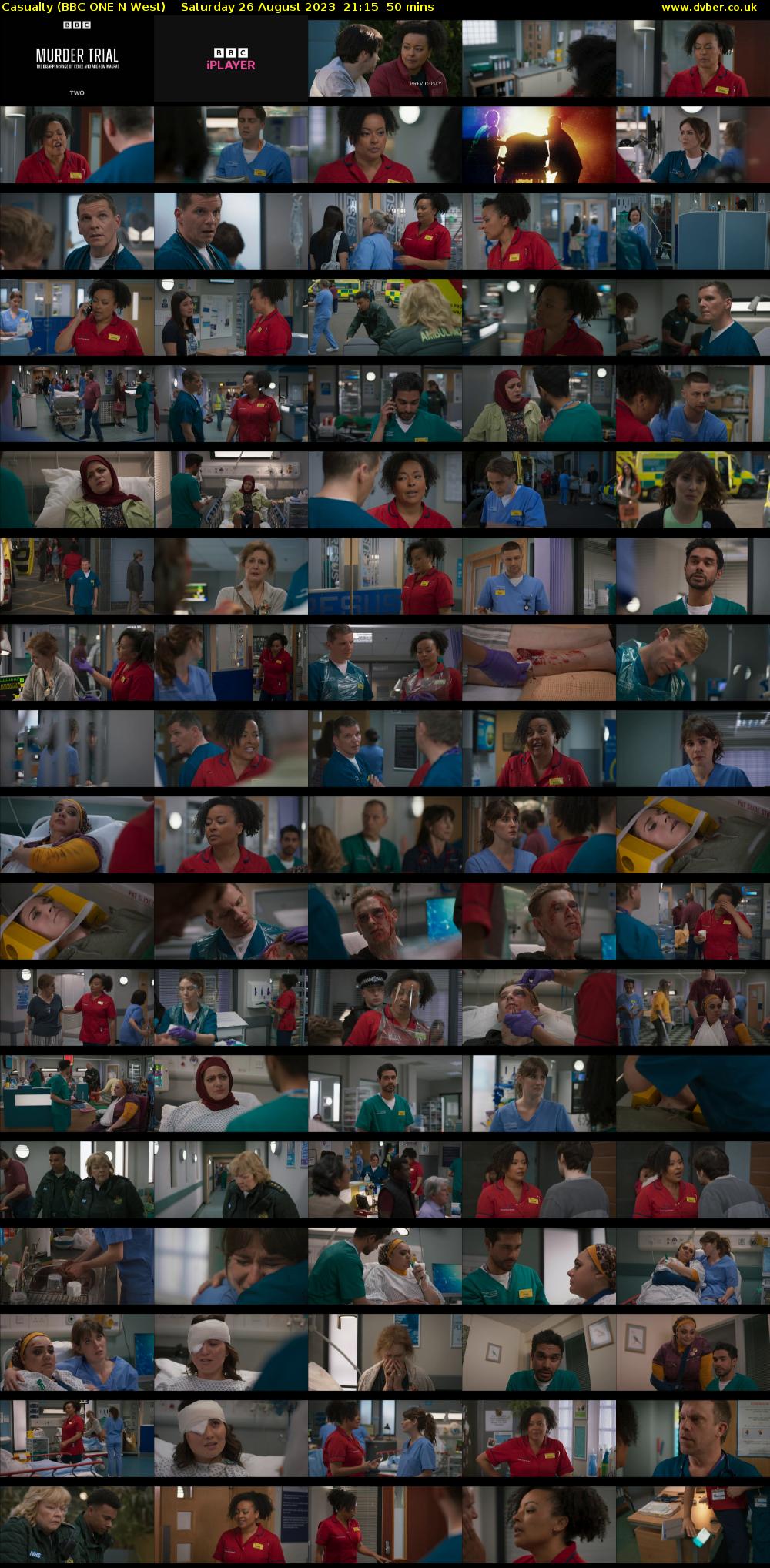 Casualty (BBC ONE N West) Saturday 26 August 2023 21:15 - 22:05