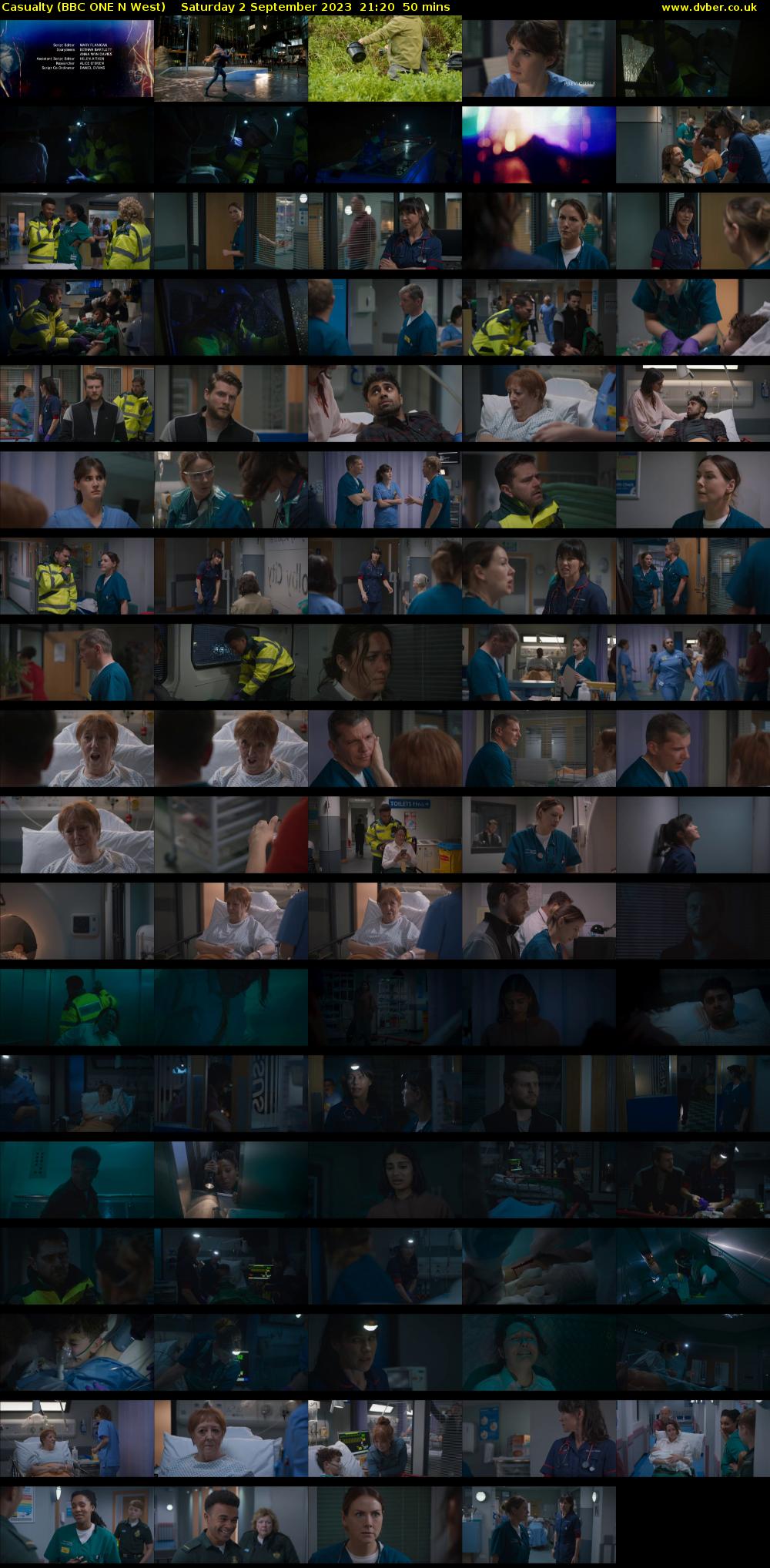 Casualty (BBC ONE N West) Saturday 2 September 2023 21:20 - 22:10