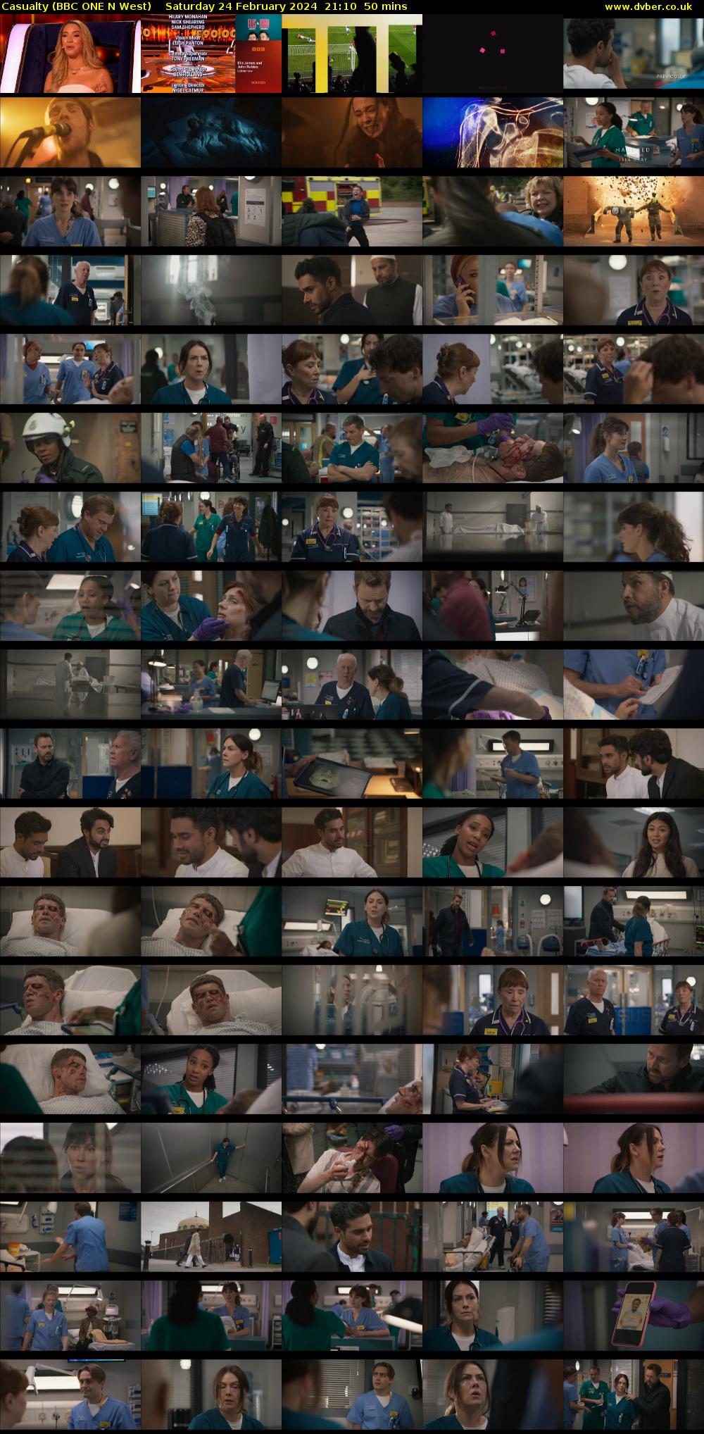 Casualty (BBC ONE N West) Saturday 24 February 2024 21:10 - 22:00