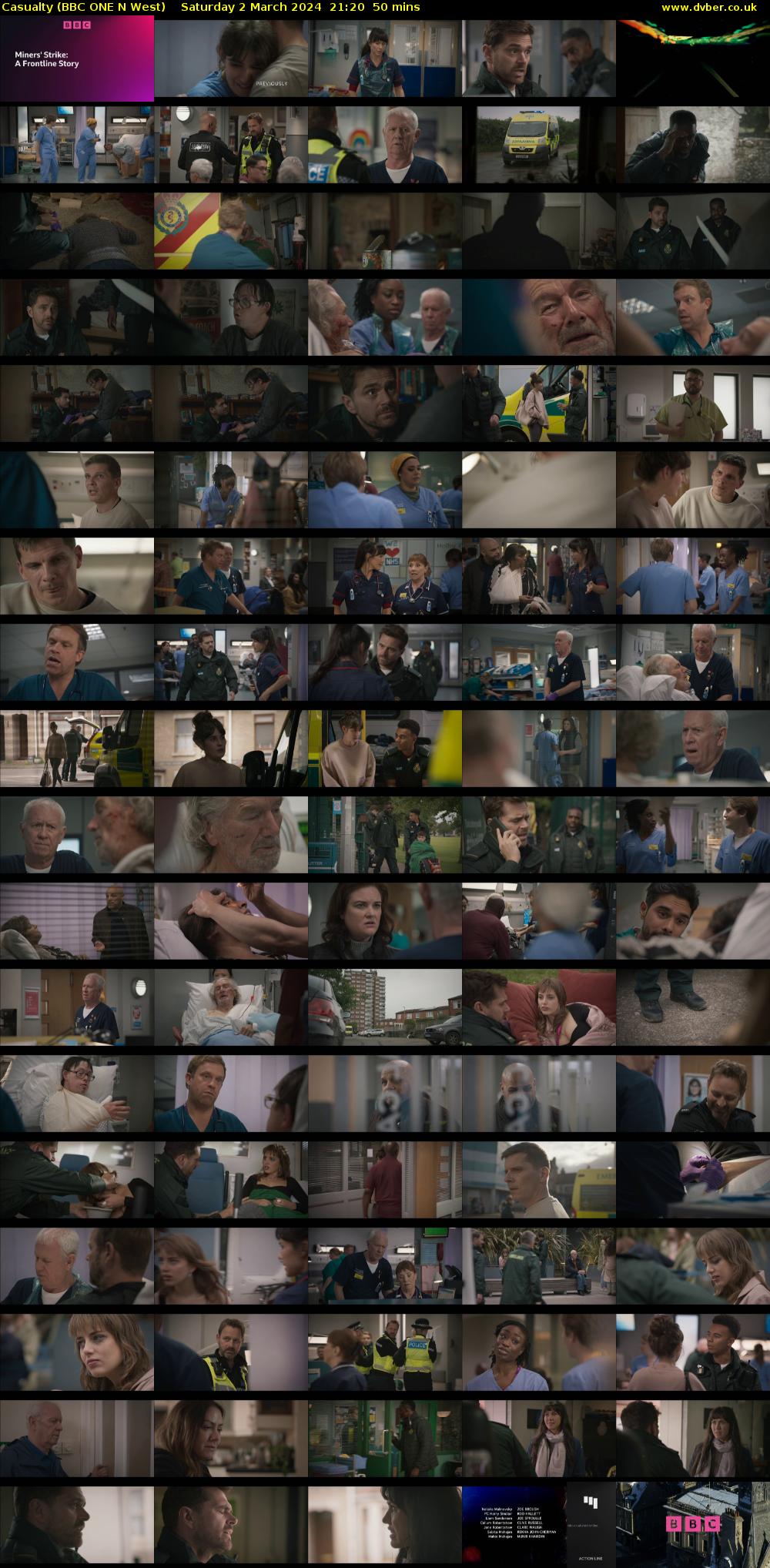 Casualty (BBC ONE N West) Saturday 2 March 2024 21:20 - 22:10